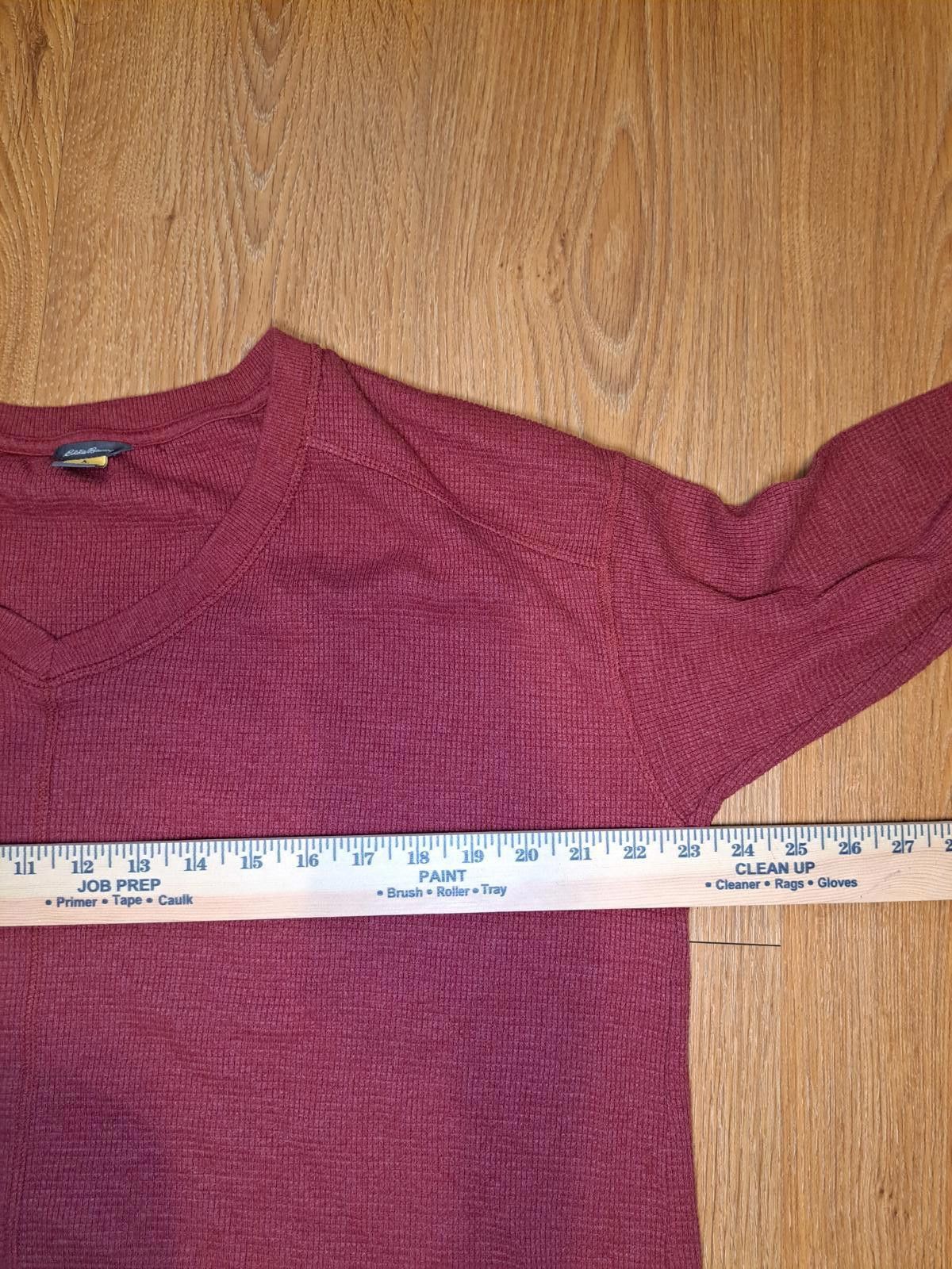 Eddie Bauer Eddie Bauer V Neck Sweater Womens XXL Red Cotton Blend Size XXL / US 16-18 / IT 52-54 - 6 Thumbnail