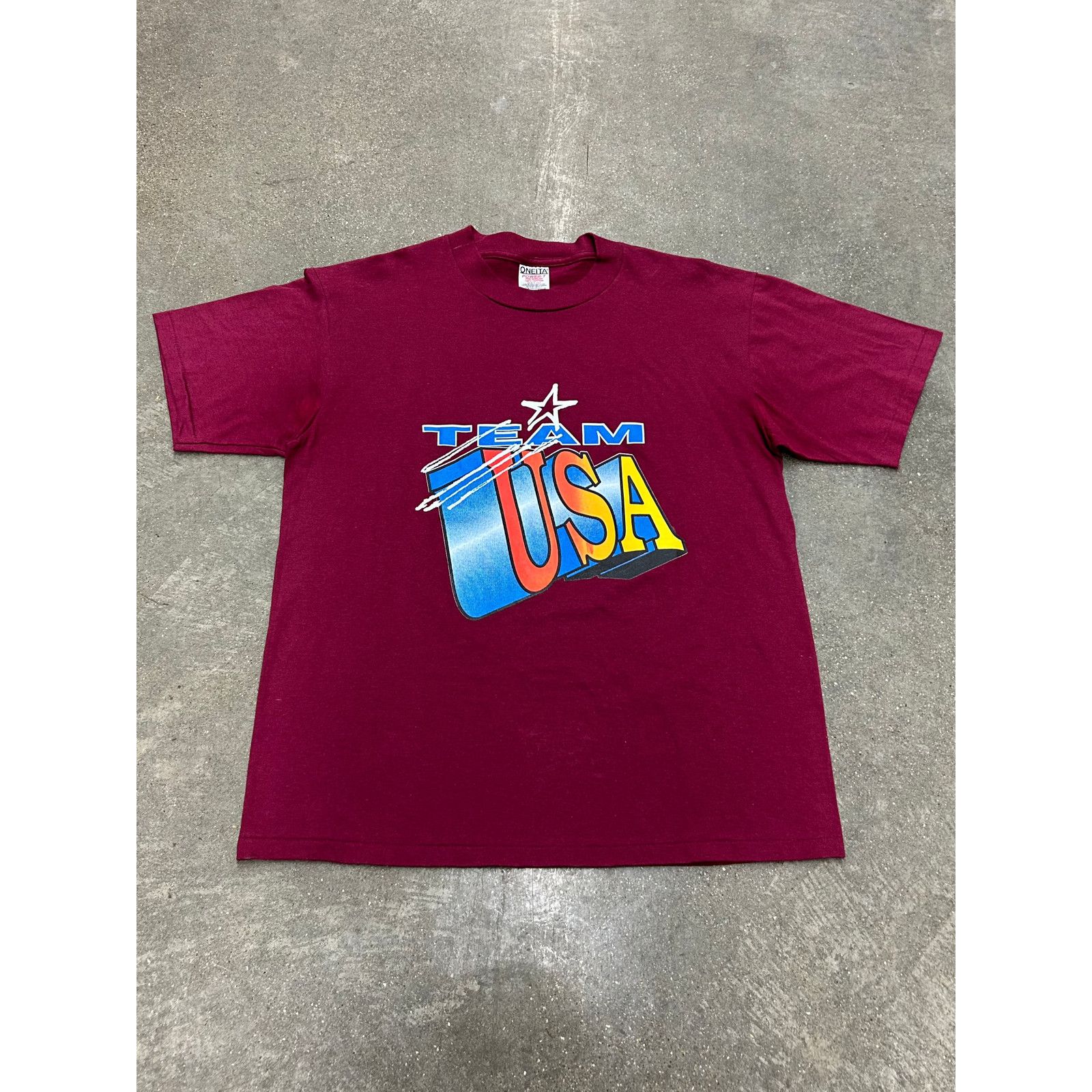 Vintage Vintage Summer Olympic Team USA T-Shirt Size L Size US L / EU 52-54 / 3 - 1 Thumbnail