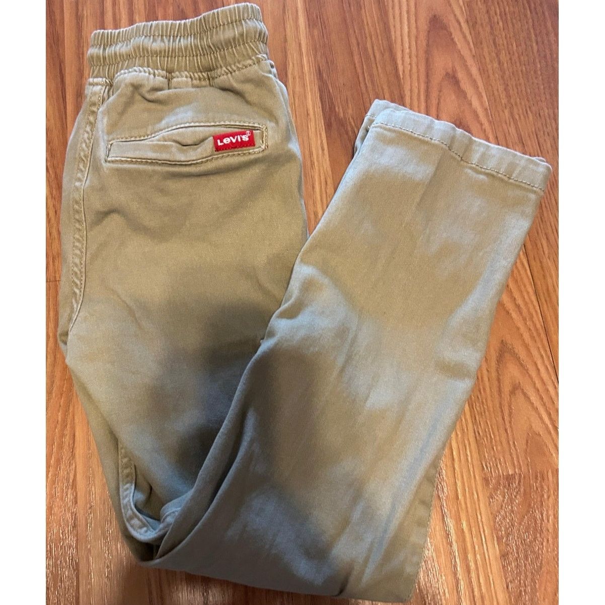 Levi's Levi's Boys' Size 7 Khaki Cargo Pants - Great Condition! Size 22" - 2 Thumbnail