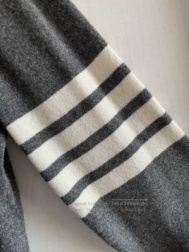 Thom Browne Thom Browne Gray cashmere sweater Size US L / EU 52-54 / 3 - 3 Thumbnail