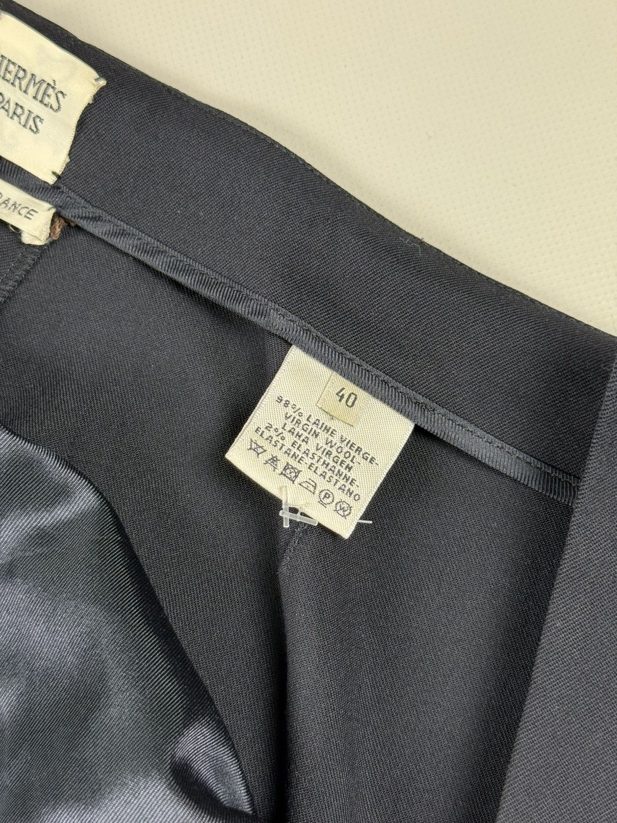 Hermes Hermes Paris Ladies Virgin Wool Dress Pants Trousers Size 40 Size 27" / US 4 / IT 40 - 12 Thumbnail