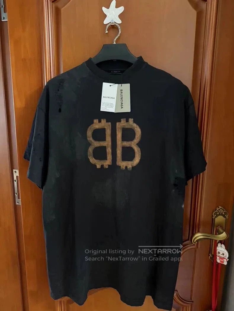 Balenciaga Bitcoin Short Sleeve T-shirt.