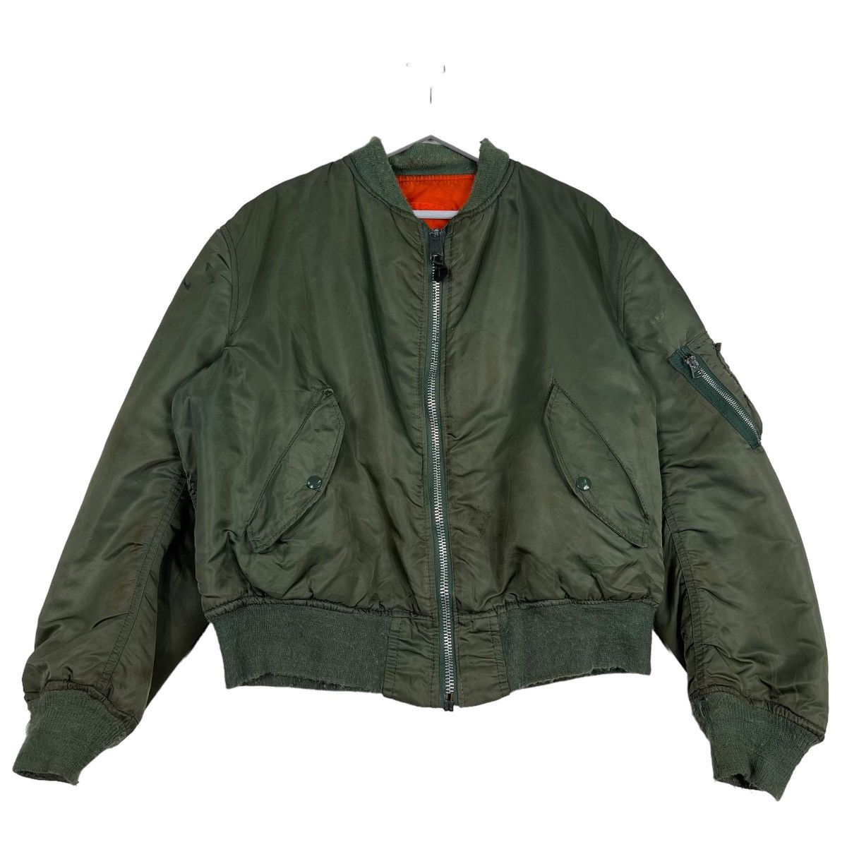 Alpha Industries 🔥 RIOT RIOT VINTAGE MA1 ALPHA REVERSIBLE BOMBER JACKET Size US L / EU 52-54 / 3 - 1 Thumbnail