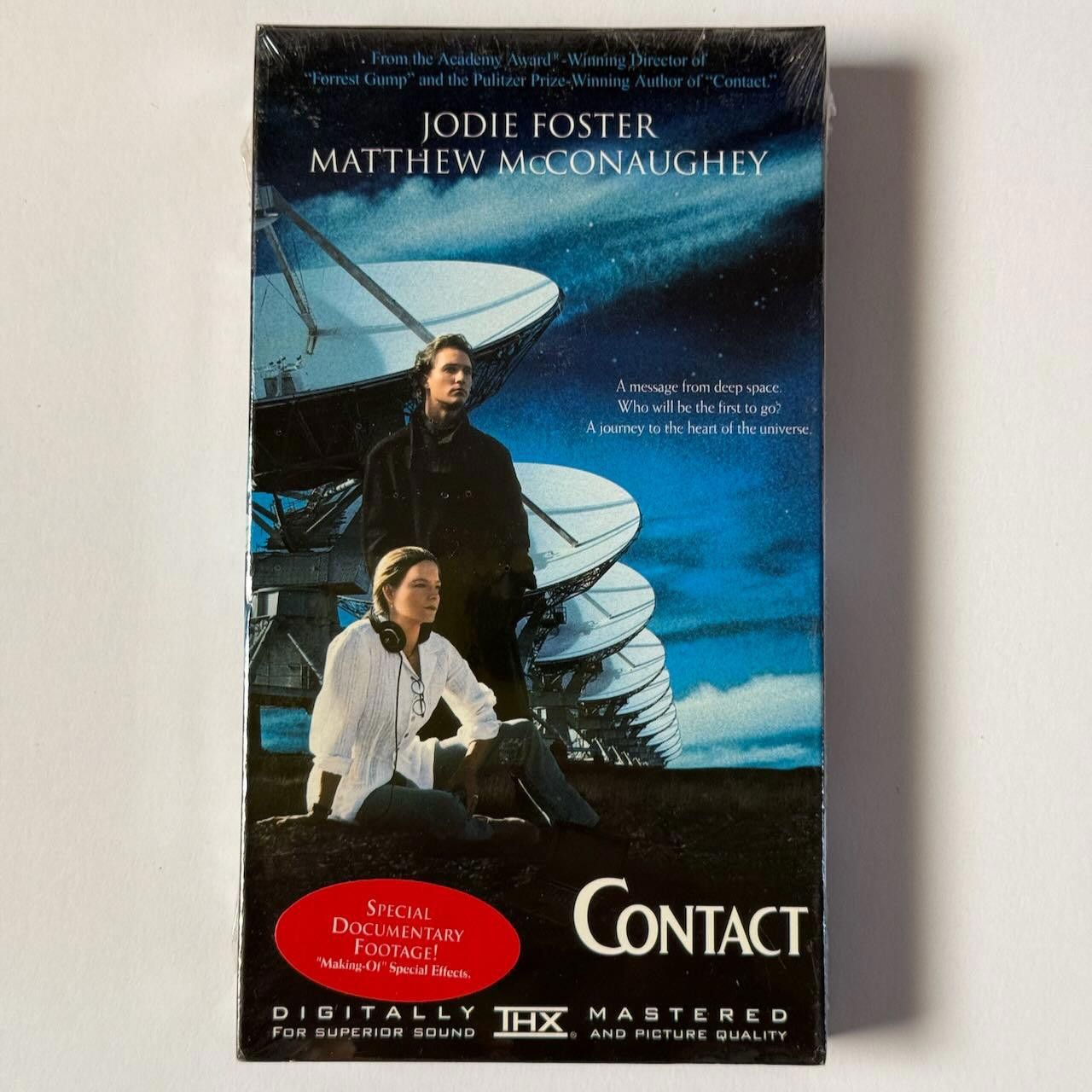 Designer DS Contact VHS 1997 Foster & McConaughey THX Mastered WHV Size ONE SIZE - 1 Thumbnail