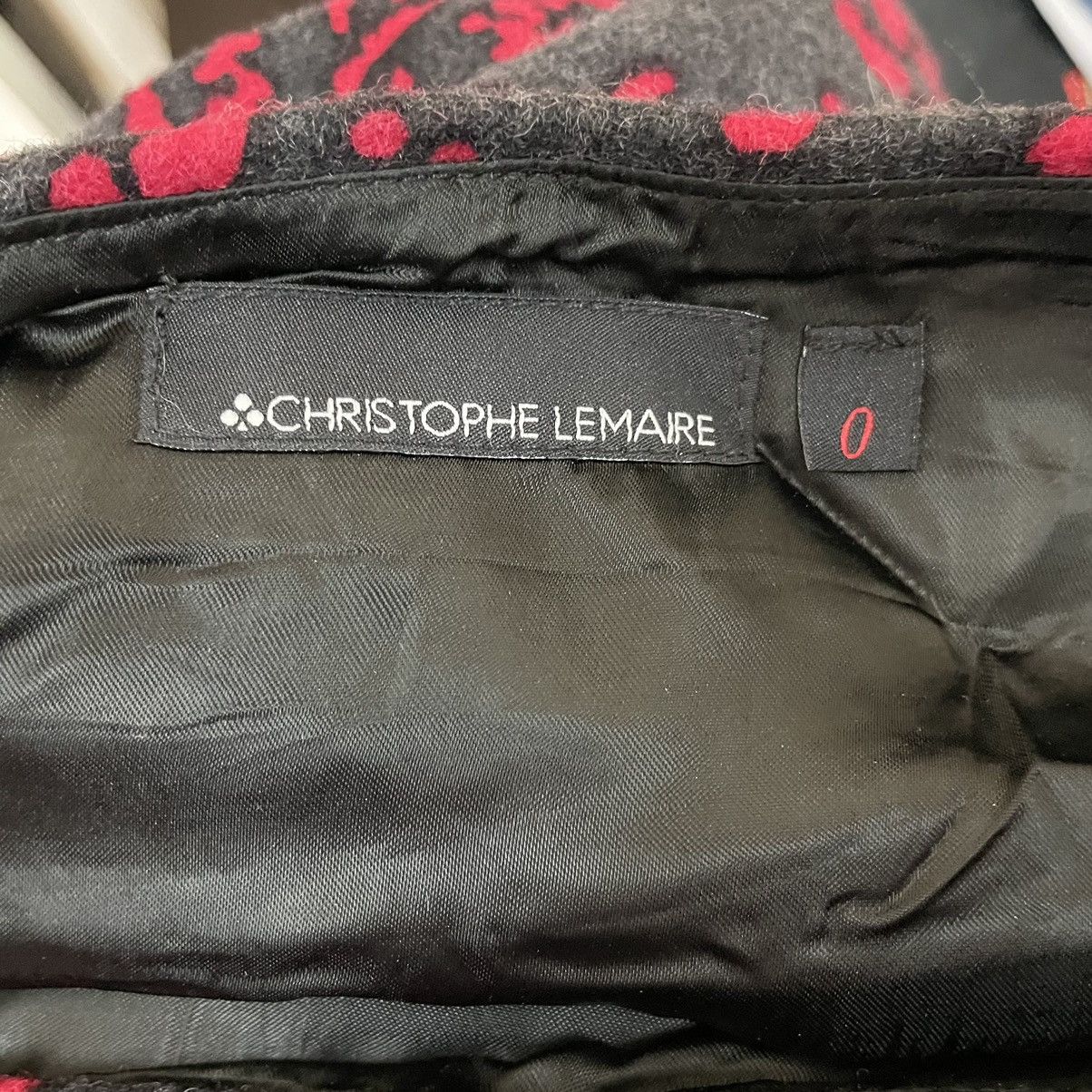 Christophe Lemaire × Lemaire 💥CHRISTOPHE LEMAIRE FLORAL MINI SKIRT Size 28" / US 6 / IT 42 - 6 Thumbnail