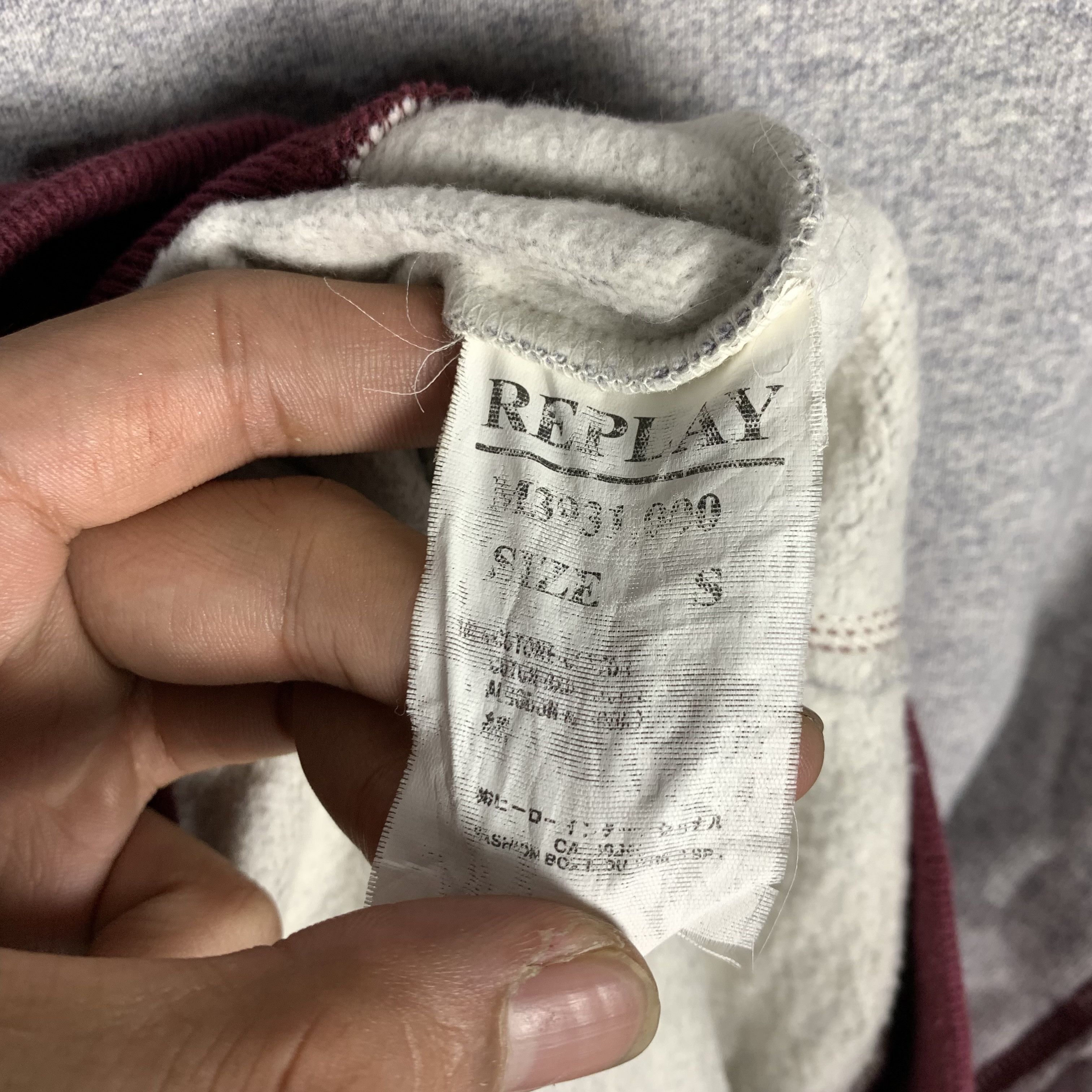 Replay Replay's Sweatshirt Crewneck Loopwheeled Size US S / EU 44-46 / 1 - 7 Thumbnail