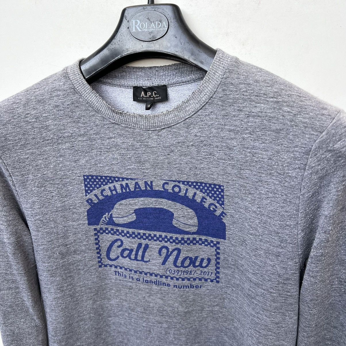 A.P.C. A.P.C. Sweatshirt Size US M / EU 48-50 / 2 - 3 Thumbnail