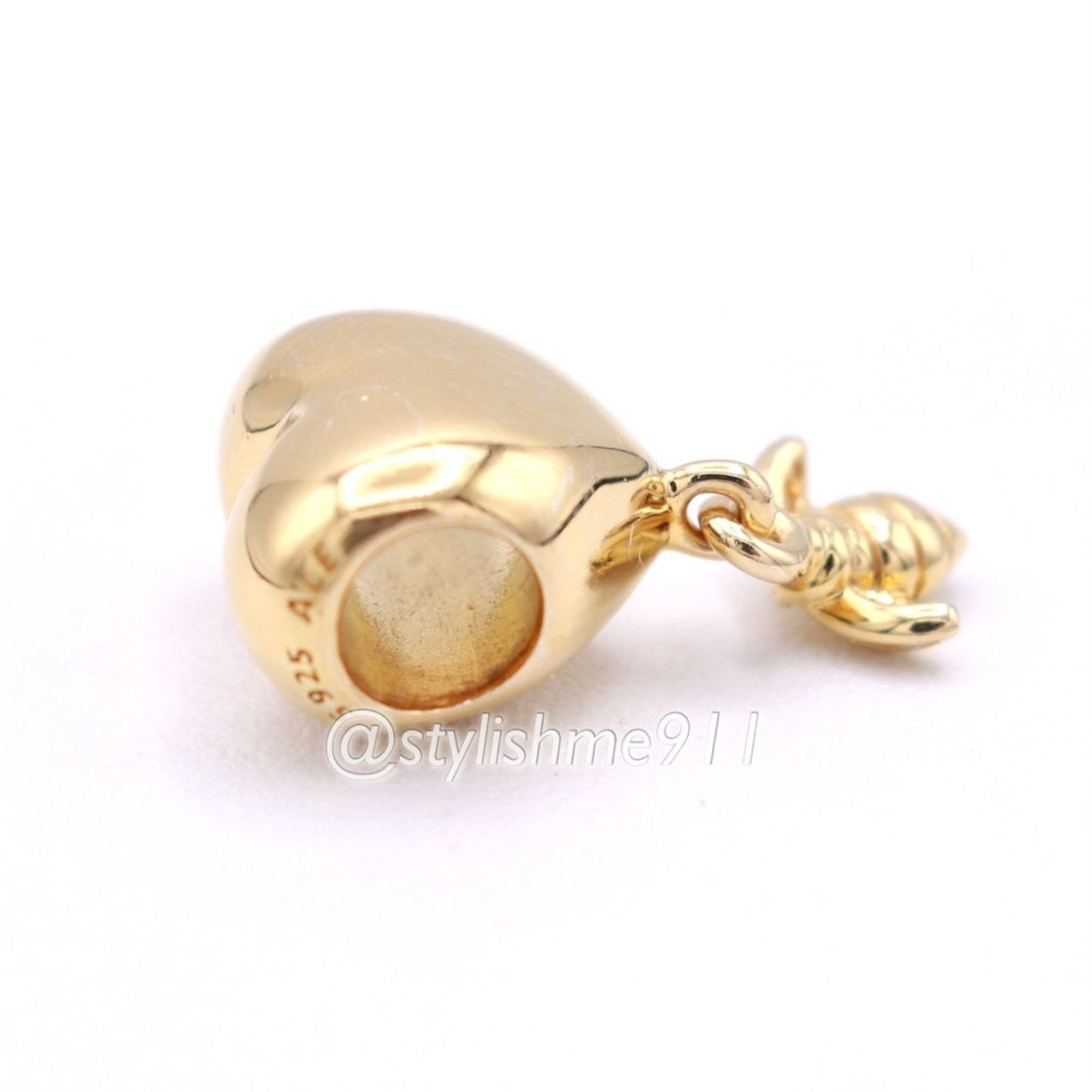 pandora Authentic Pandora Pandora Shine Heart and Bee Charm - 767022 Size ONE SIZE - 11 Thumbnail