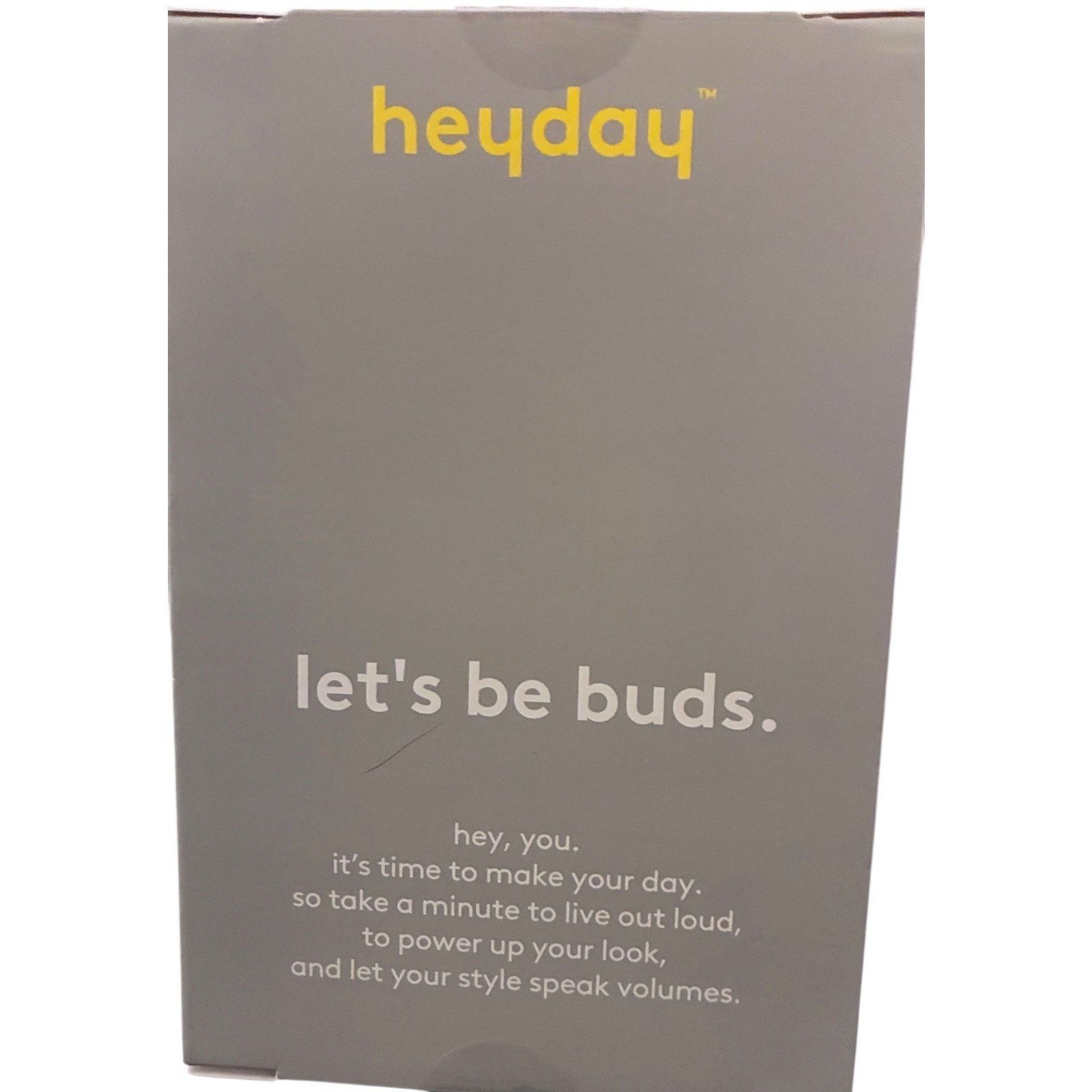 Other Heyday Wired Earbuds 3.5mm Jack w/ Mic & Remote Blue Flower Size ONE SIZE - 2 Thumbnail