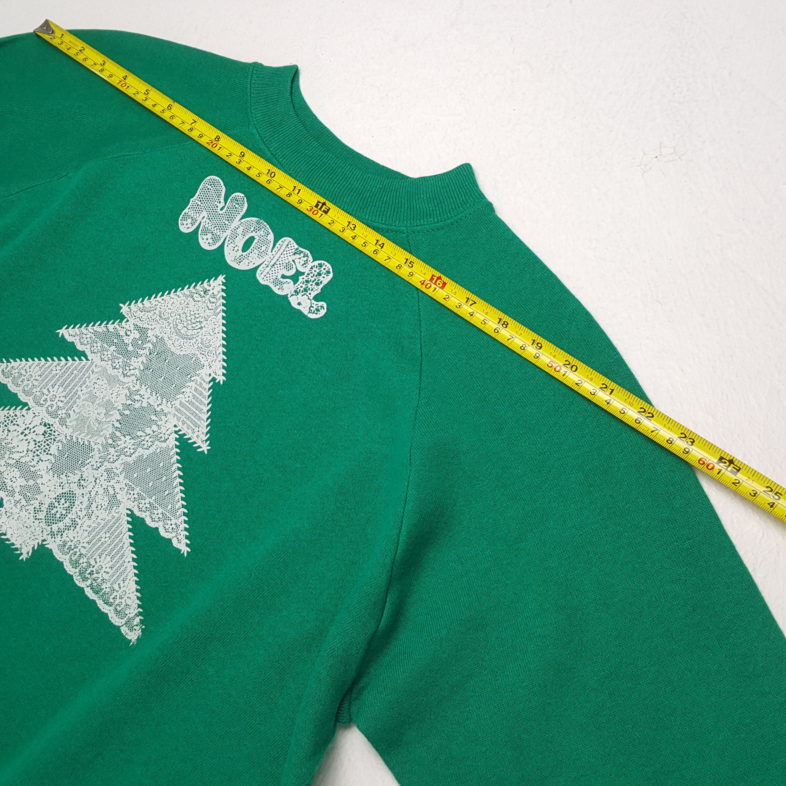 Vintage Vintage 90's NOEL Christmas Tree Streetwear Sweatshirts Size US L / EU 52-54 / 3 - 4 Thumbnail