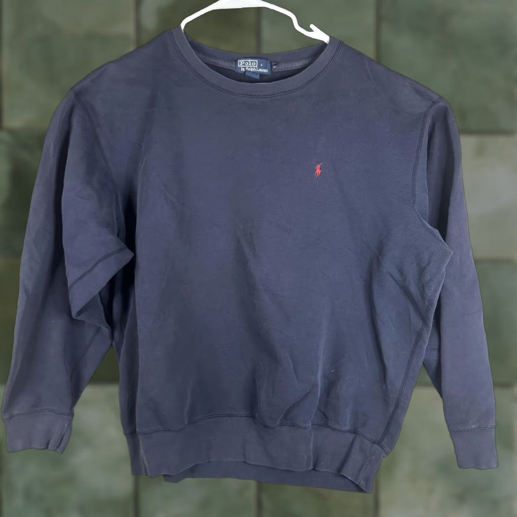 Polo Ralph Lauren Polo Ralph Lauren Sweatshirt Mens XL Blue Crewneck Fleece Pullover Pony Logo Weekend Casual Statement Size US XL / EU 56 / 4 - 1 Thumbnail