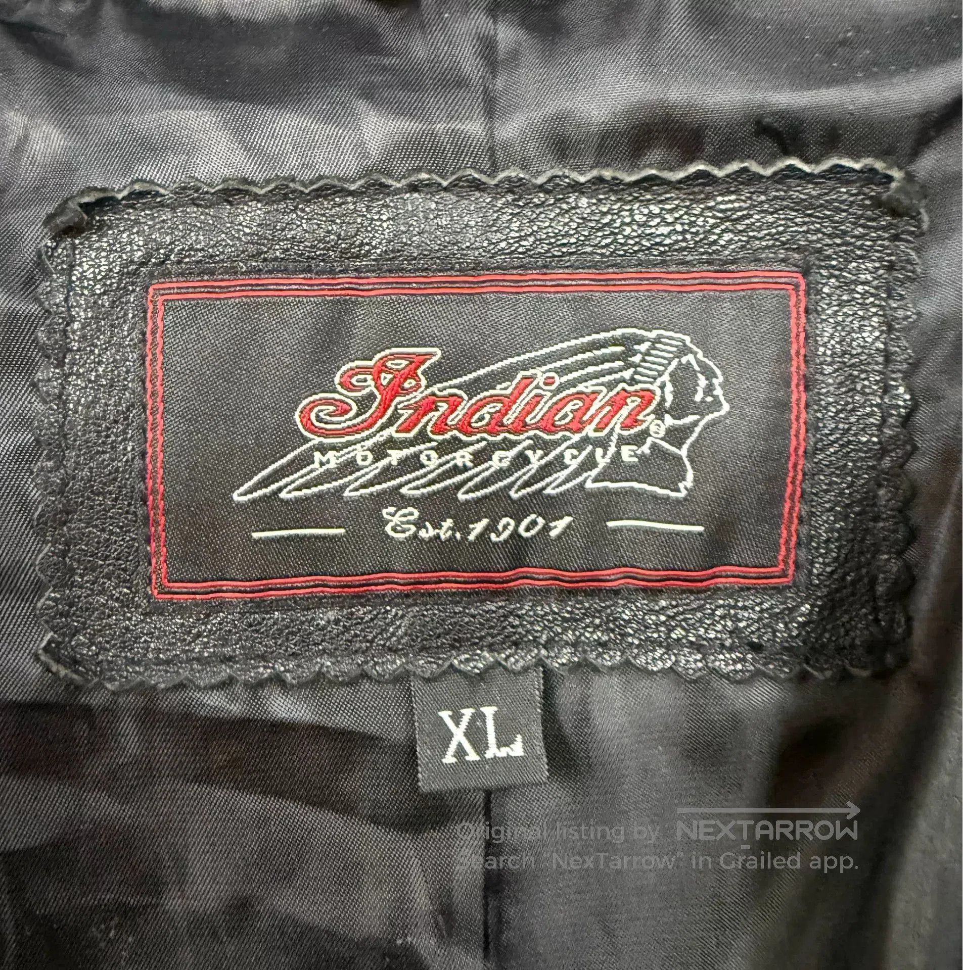Other Indian Men’s Leather Jacket XL. Size US XL / EU 56 / 4 - 4 Thumbnail