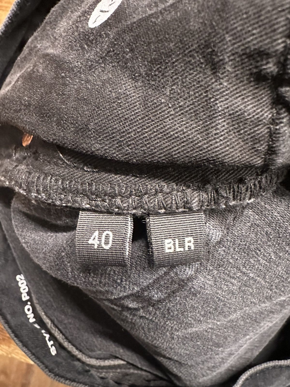 Purple Brand Purple Brand Knee Hole Patched Faded Black Denim Jeans Sz 40 Size US 40 / EU 56 - 5 Thumbnail