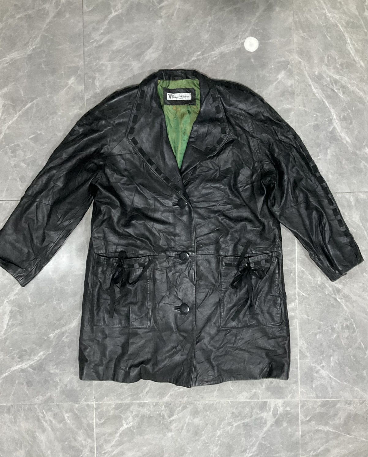 Giovanni Valentino Vintage Giovanni Valentino Italy Leather Jacket Size US L / EU 52-54 / 3 - 1 Thumbnail