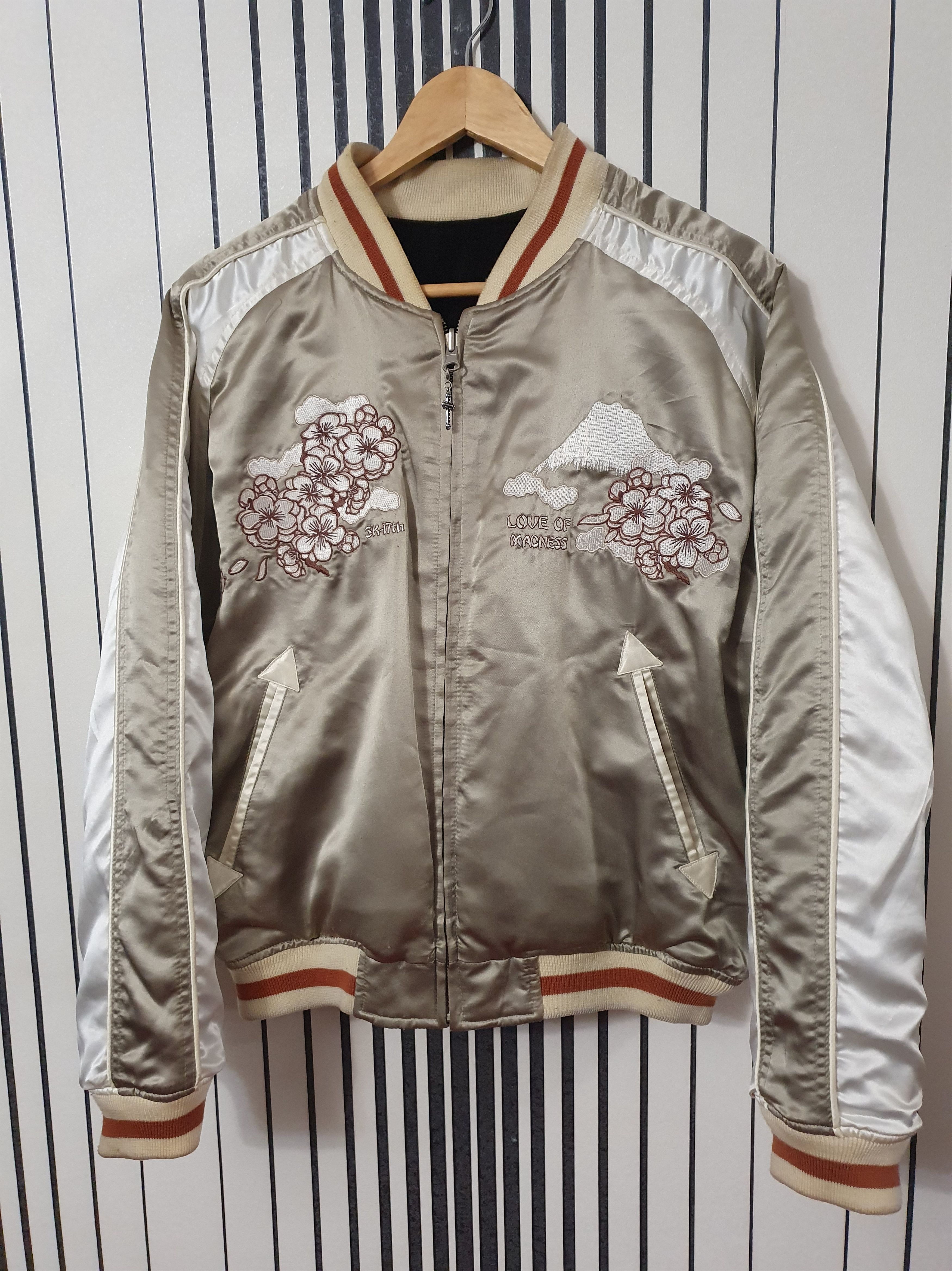 Tedman Rare Tedman Reversible Y2k "Live or Die" Japan Bomber Jacket Size US M / EU 48-50 / 2 - 4 Thumbnail