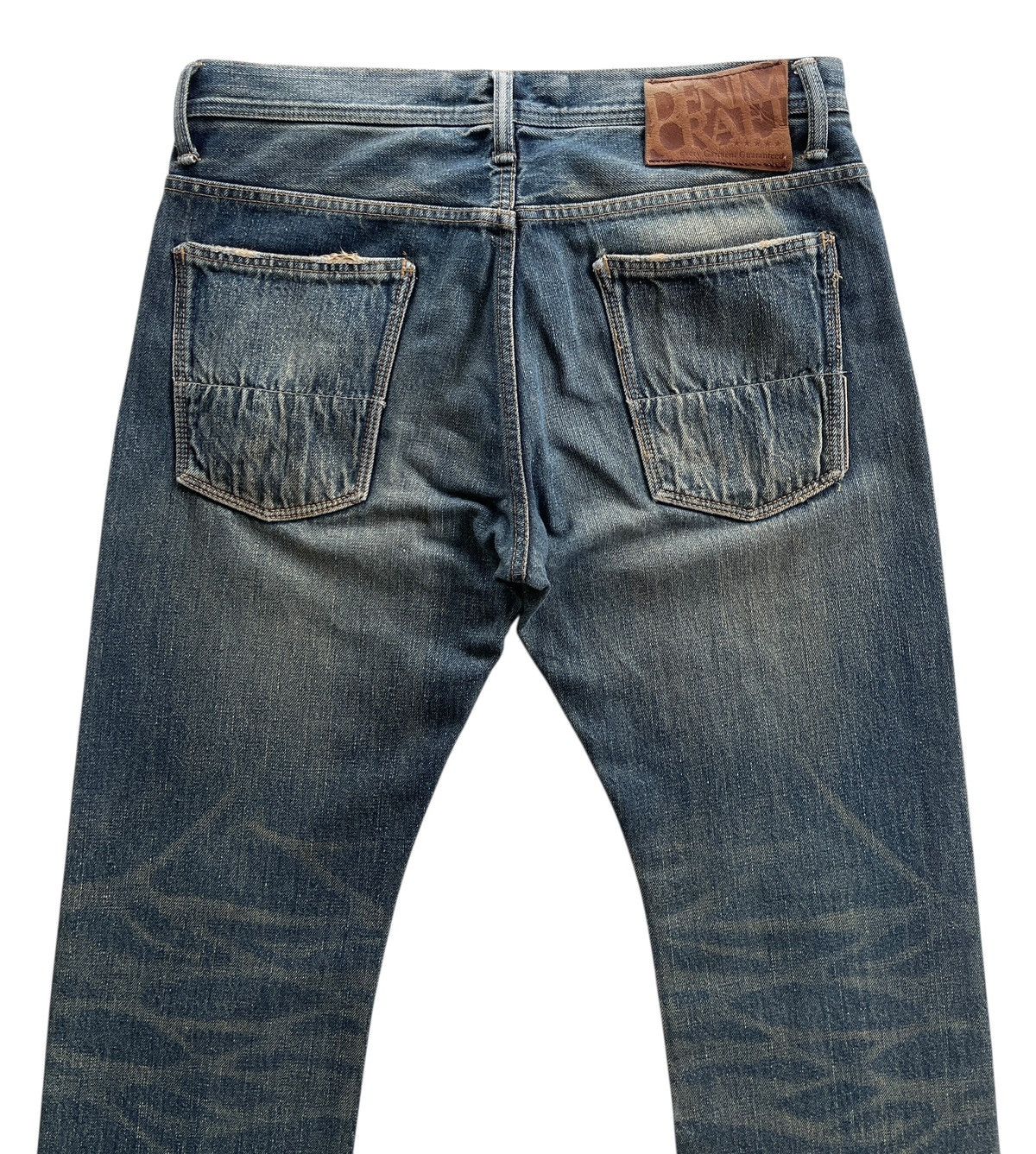 Japanese Brand Vintage Denim Craft Rusty Jeans Size US 33 - 4 Thumbnail
