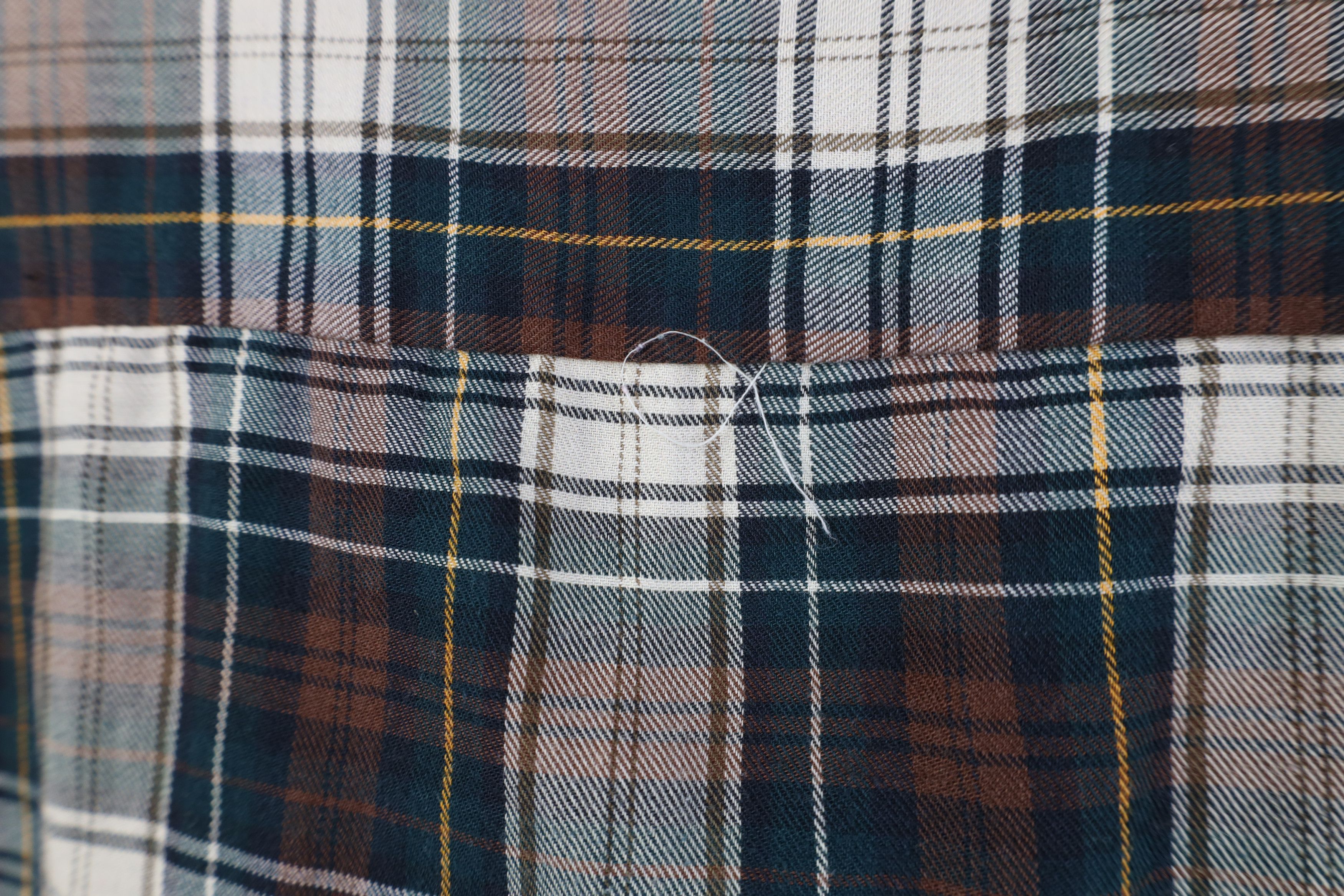 Vintage Vintage 70s Streetwear Flannel Collared Button Shirt Plaid Size US XL / EU 56 / 4 - 10 Thumbnail