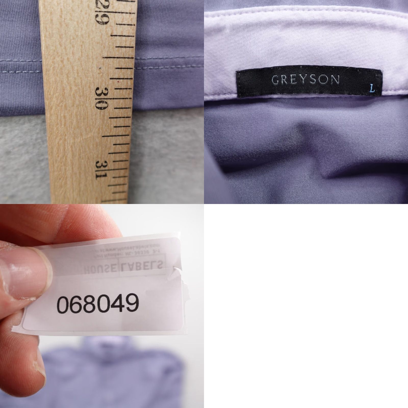 Vintage Greyson Polo Shirt Mens Large Blue Wolf Logo Golf Shirt Polo Size US L / EU 52-54 / 3 - 8 Thumbnail