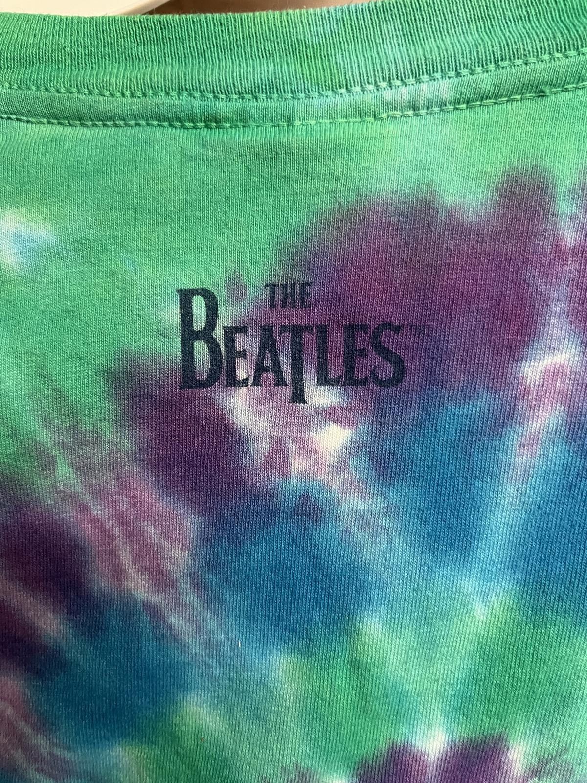 Liquid Blue Beatles Rubber Soul Album Liquid Blue Grey Tag Tie Dye -L Size US L / EU 52-54 / 3 - 8 Thumbnail
