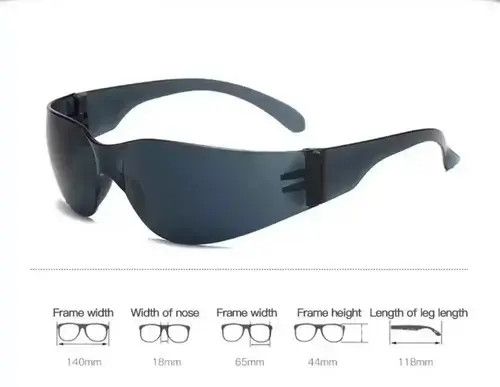 Vintage Vintage Retro Style Oval Frame Black Glasses Size ONE SIZE - 4 Thumbnail