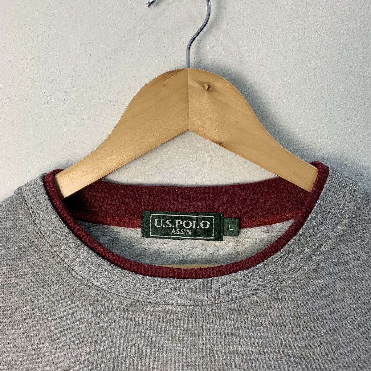 U.S. Polo Assn. Vintage US Polo Association Grey Sweatshirt Size US L / EU 52-54 / 3 - 4 Thumbnail
