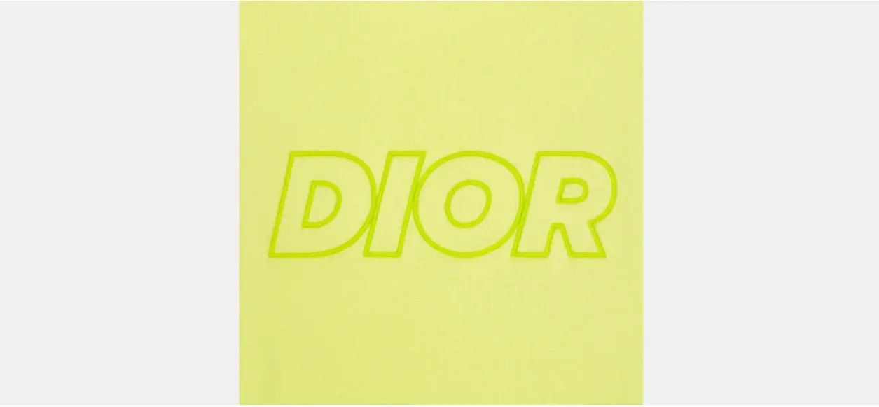 Dior o1w1db10824 Oversized Sleeveless Hooded Sweatshirt in Yellow Size US XXL / EU 58 / 5 - 3 Thumbnail