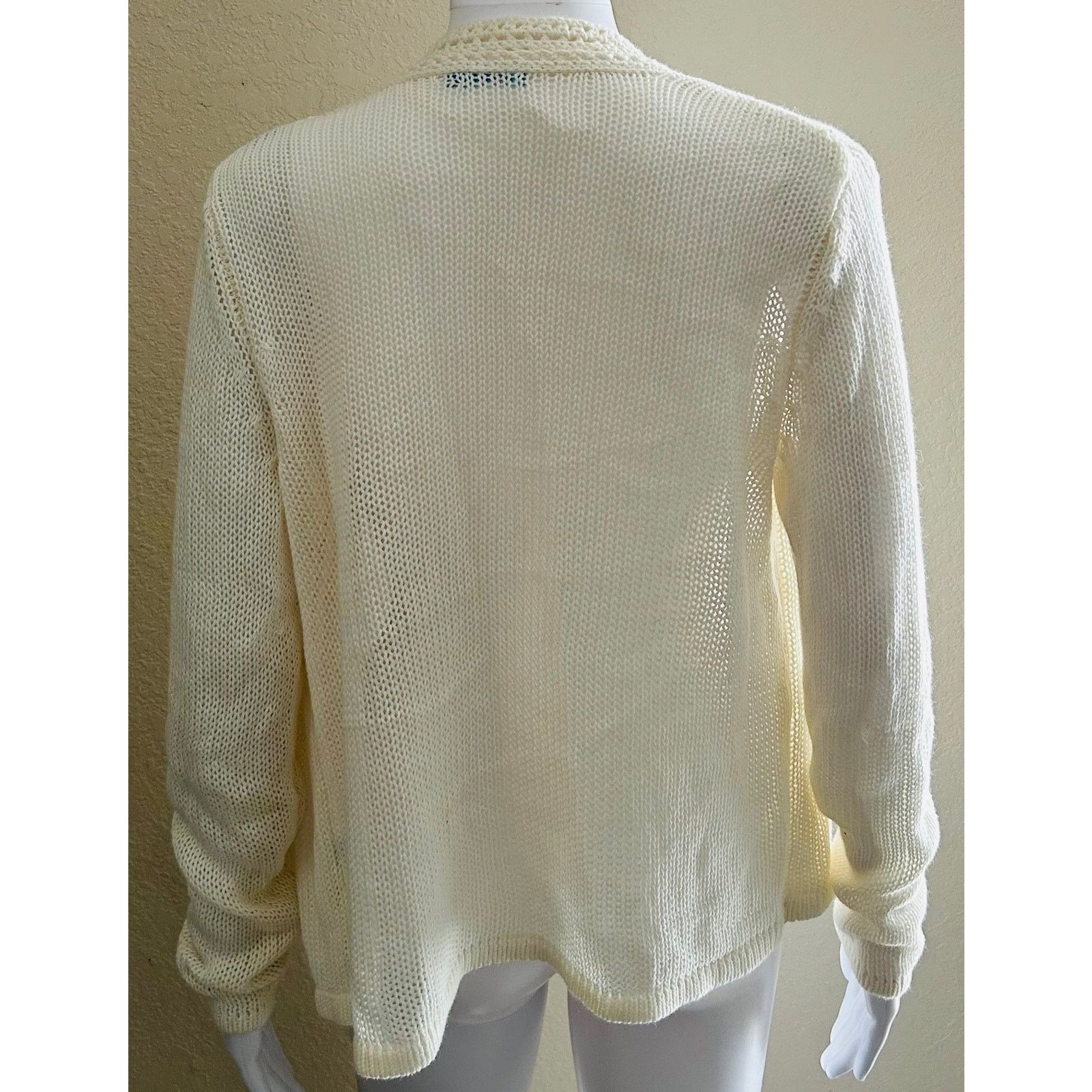 J.McLaughlin J. McLaughlin | Women's Linen Blend Knit Cardigan | Small Size S / US 4 / IT 40 - 2 Thumbnail