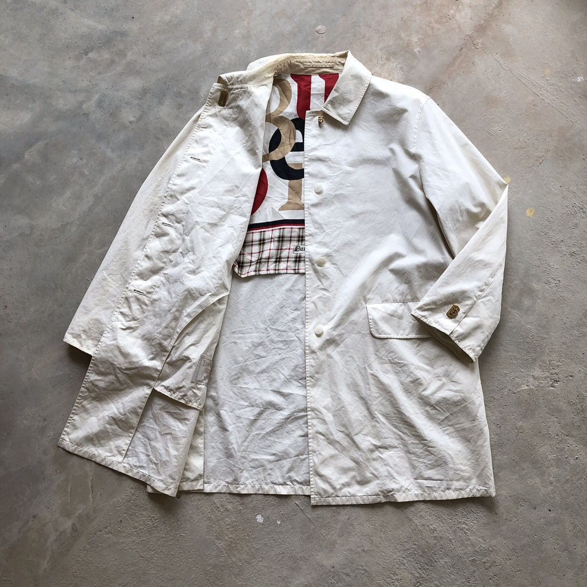 Burberry × Japanese Brand BURBERRYS Double Pocket Nice Design Jacket Size US XL / EU 56 / 4 - 1 Thumbnail
