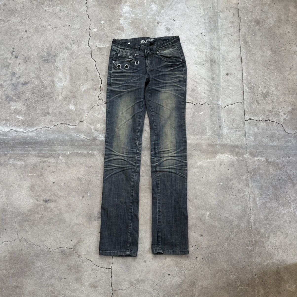 Seditionaries Vintage Y2K JT Denim Straigt Fit Size 25" / US 0 / IT 36 - 1 Thumbnail