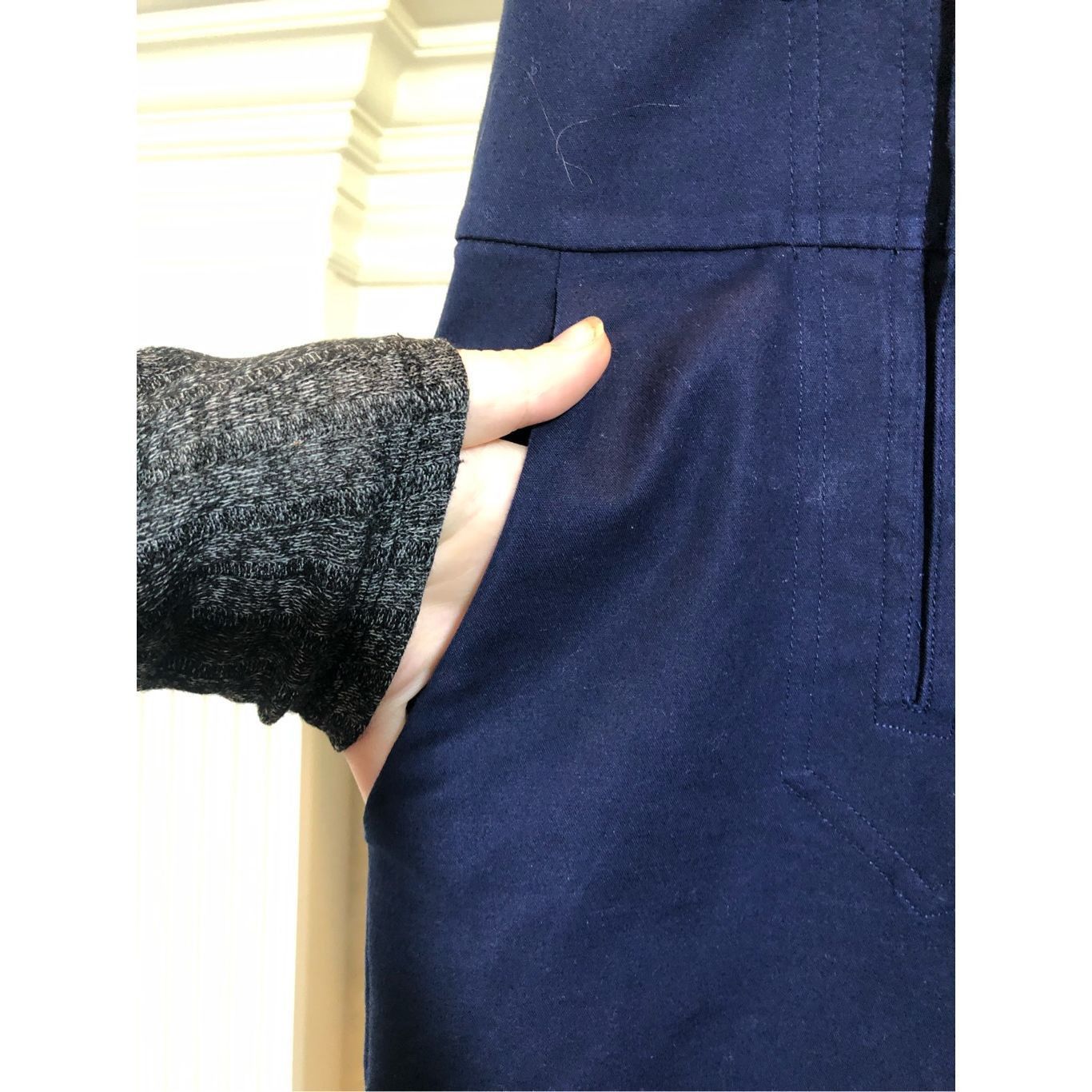 Lauren Ralph Lauren Lauren Ralph Lauren Women’s Navy Blue Sailor Style Dress Pan Size 30" / US 8 / IT 44 - 4 Thumbnail