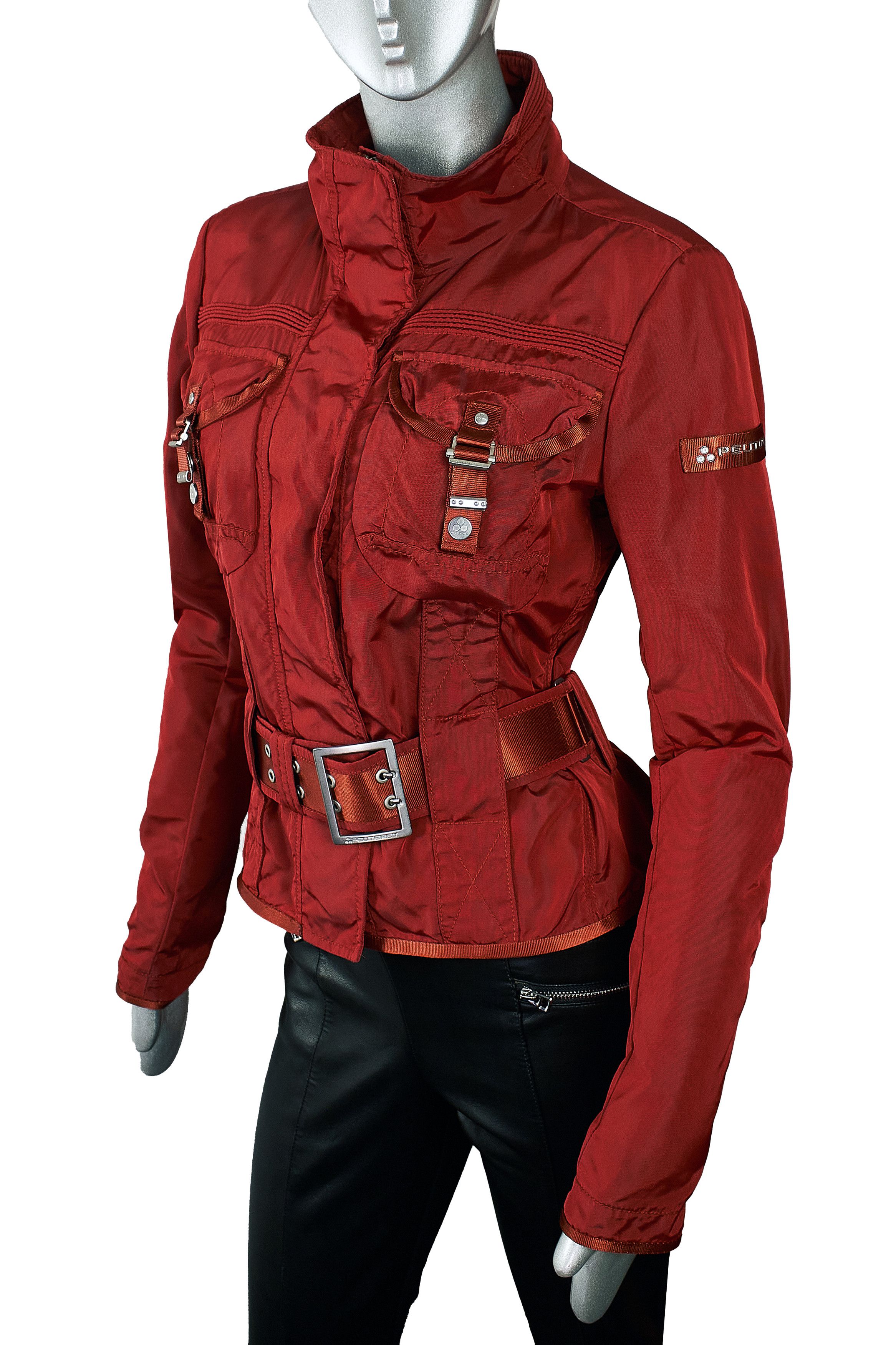 Peuterey Vintage Y2K Peuterey women's red windbreaker jacket Size M / US 6-8 / IT 42-44 - 3 Thumbnail