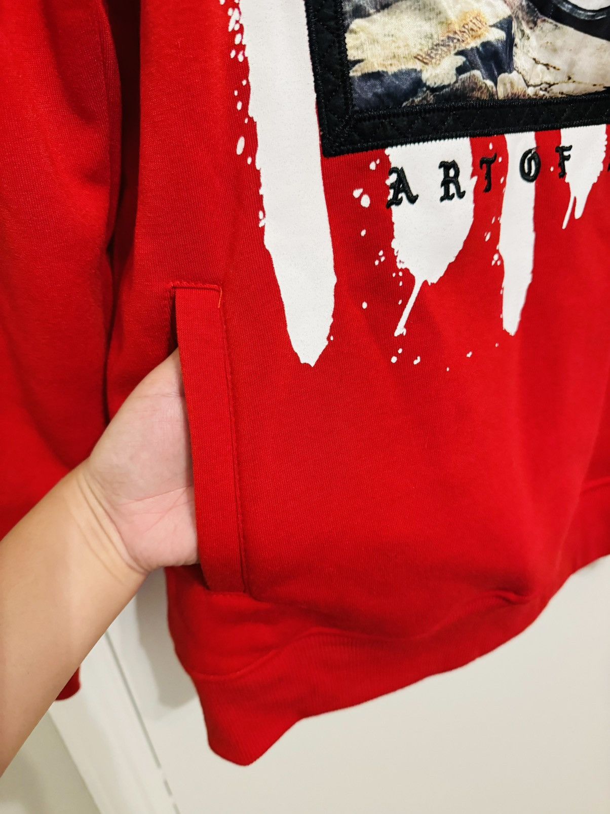 Other Rebel Minds Red Men's Graphic Hoodie Size M Size US M / EU 48-50 / 2 - 3 Thumbnail