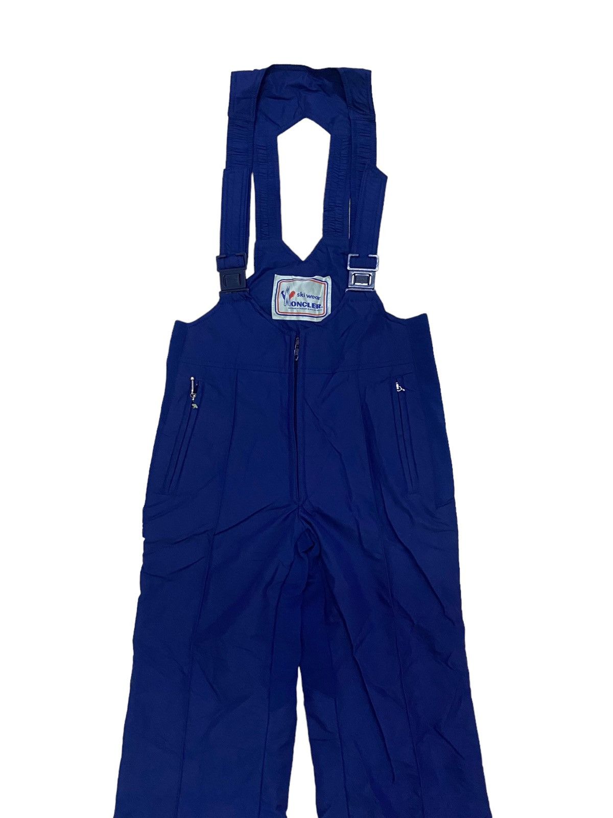 Moncler 💥Vintage Ski Wear Moncler By Asics Overalls pant Size 29" - 4 Thumbnail