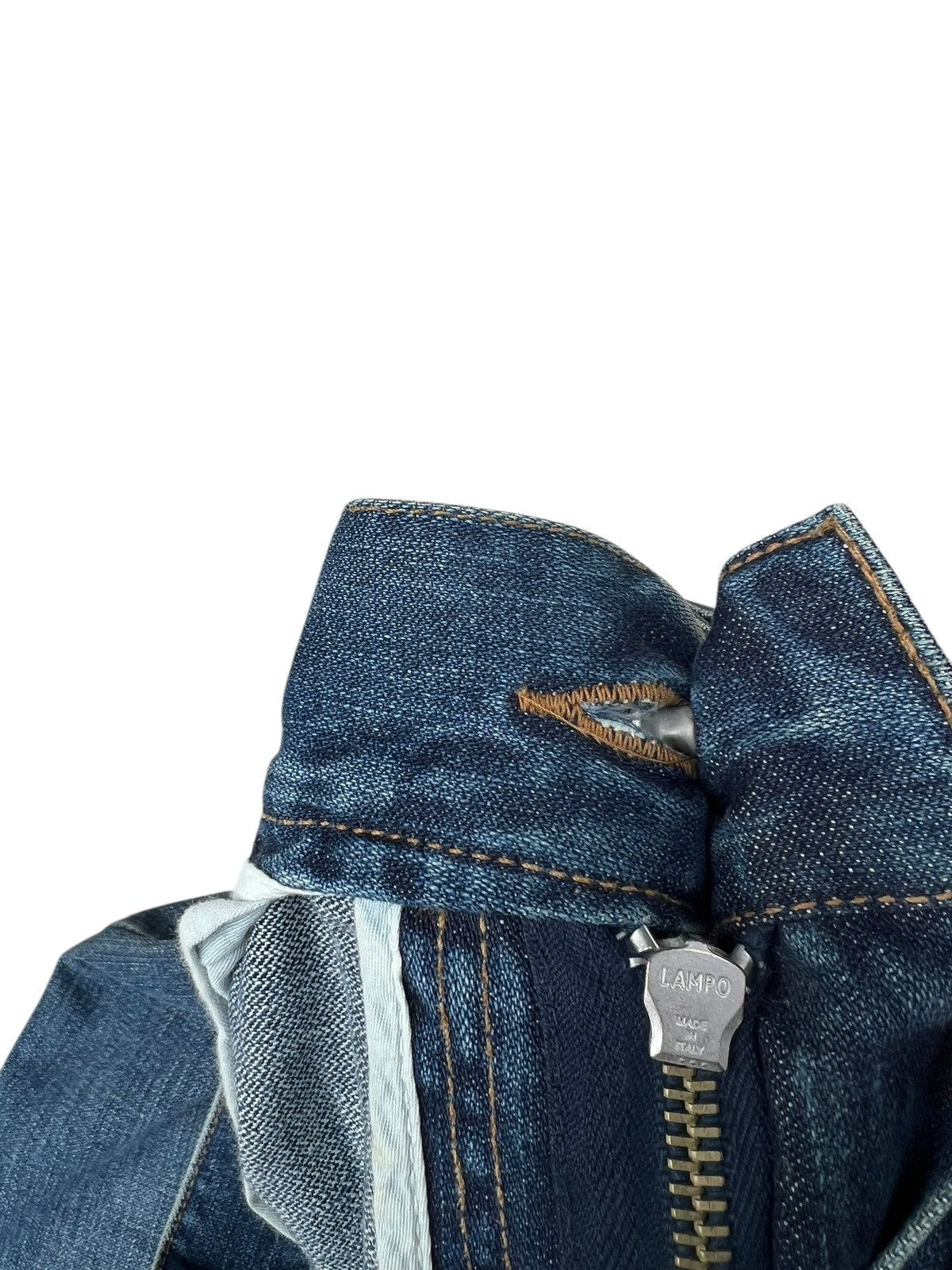 Dolce & Gabbana Vintage 00s Dolce & Gabbana Dirty Mud Distressed Denim Jeans Size US 34 / EU 50 - 20 Thumbnail