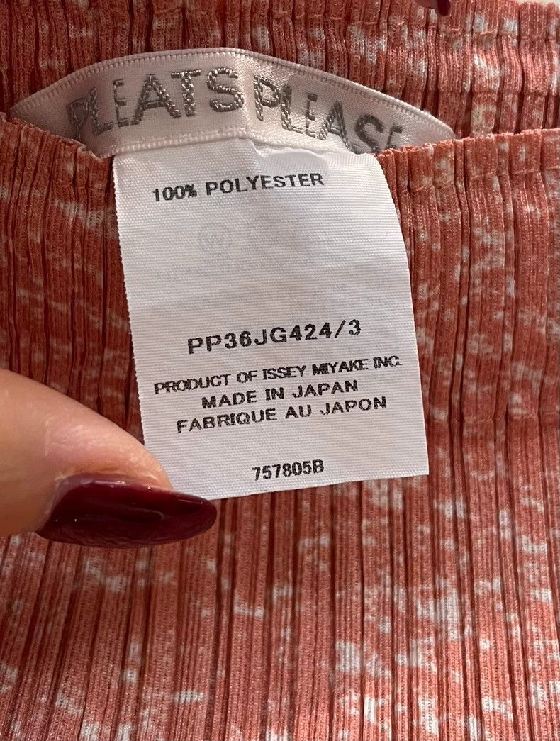 Issey Miyake Issey Miyake size:3 Pink snowflake denim skirt Size 31" - 4 Thumbnail