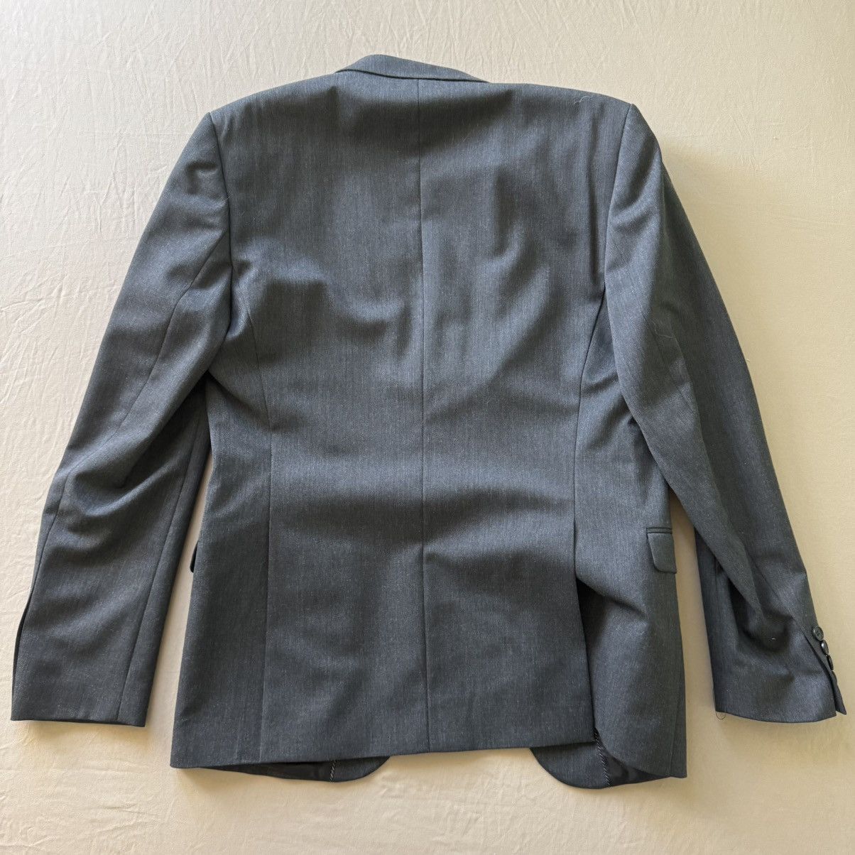 Zara Zara Man WOOL SUIT BLAZER Size 38R - 9 Thumbnail
