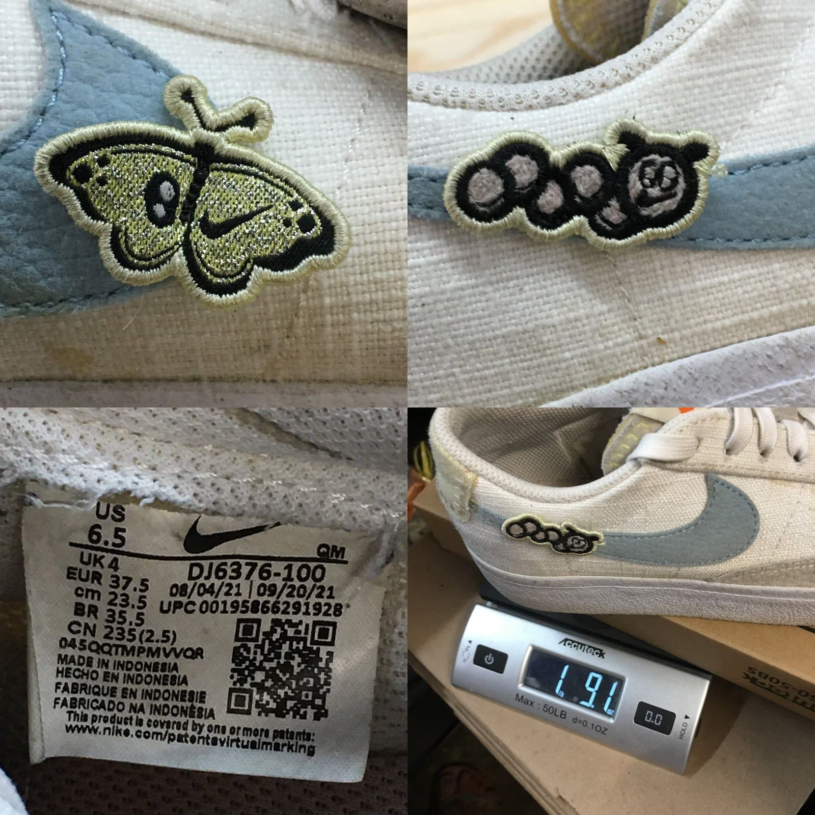 Nike Nike Blazer Low Platform Sneakers Womens 6.5 White DJ6376-100 Next Nature Athletic Shoes Size M / US 6-8 / IT 42-44 - 10 Thumbnail
