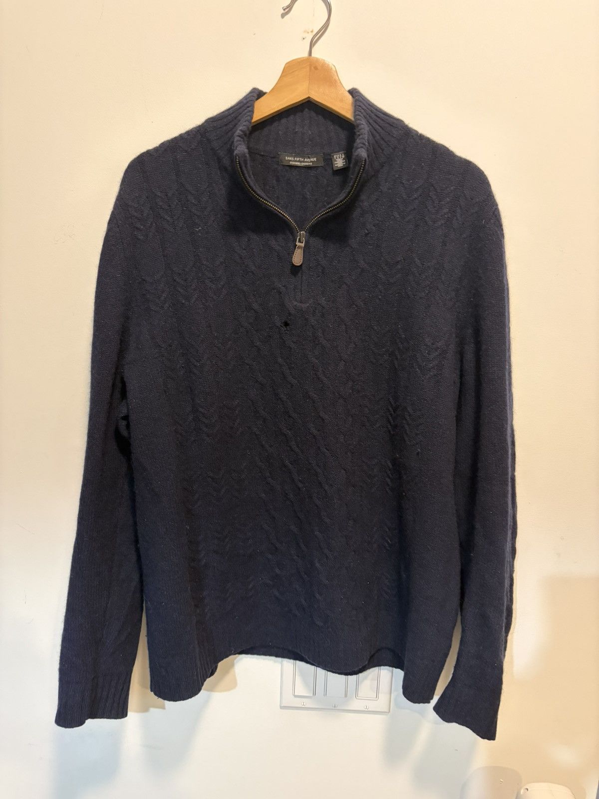 Saks Fifth Avenue Cashmere quarter zip - Saks fifth avenue Size US XL / EU 56 / 4 - 1 Thumbnail