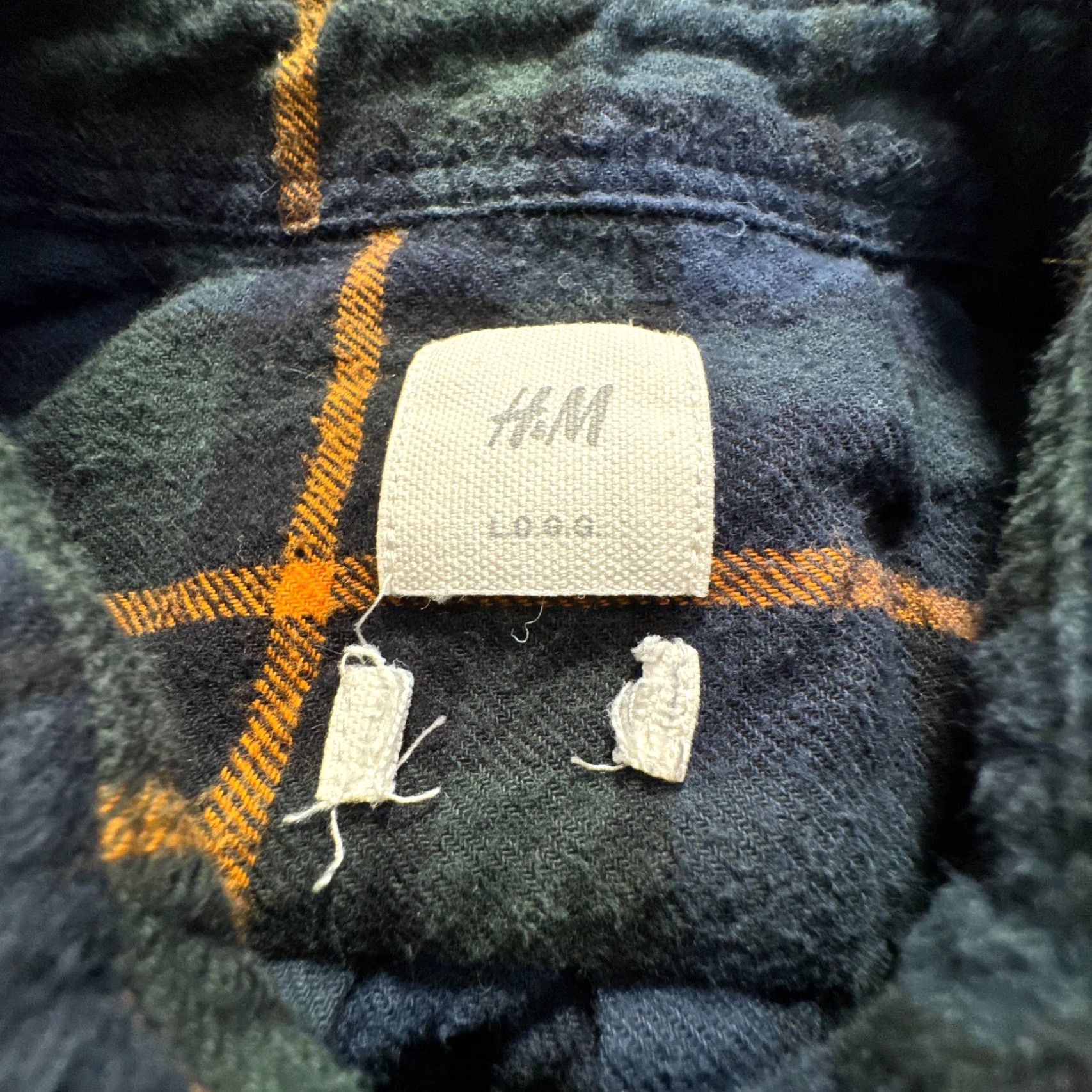 H&M H&M Shirt Mens Small Blue Plaid Flannel Pocket Long Sleeve Button Up Casual Size US S / EU 44-46 / 1 - 3 Thumbnail
