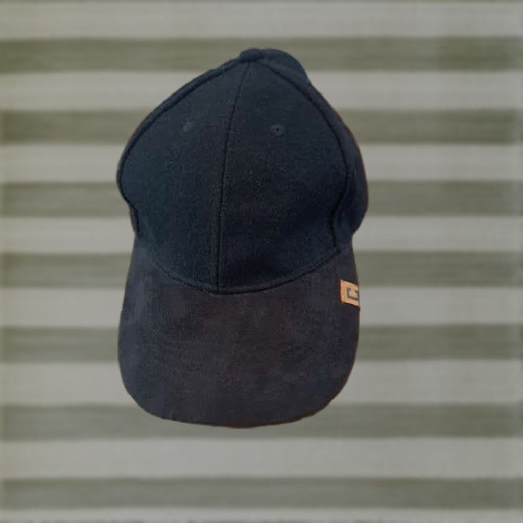 Chaps VINTAGE Chaps Baseball Hat Black Wool Adjustable Size Strap 55% Wool 45% Polyester Men Cap Rare Size ONE SIZE - 1 Thumbnail