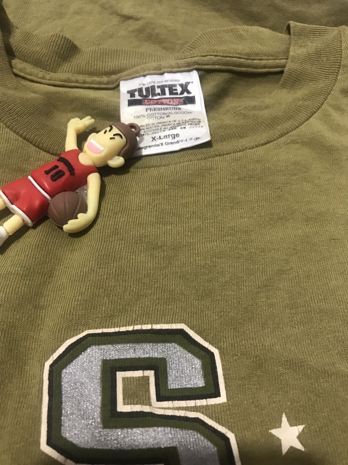 Band Tees × Tultex × Vintage Vintage 90s Backstreet Boy Olive Green T-shirt Size XL Size US XL / EU 56 / 4 - 4 Thumbnail