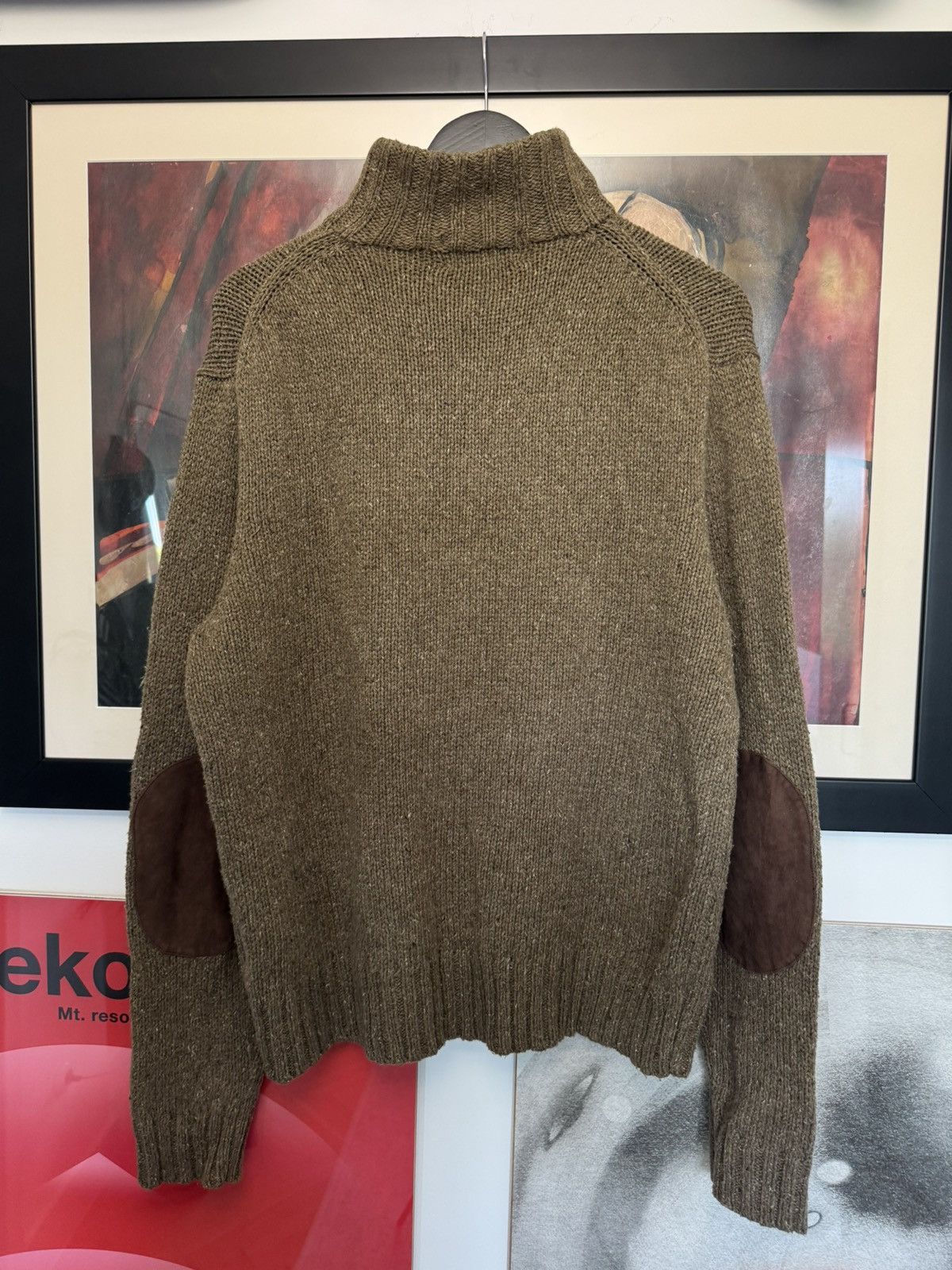 Polo Ralph Lauren Vintage 90s Polo Ralph Lauren 1/4 Zip Sweater Knitwear Rare Size US L / EU 52-54 / 3 - 3 Thumbnail