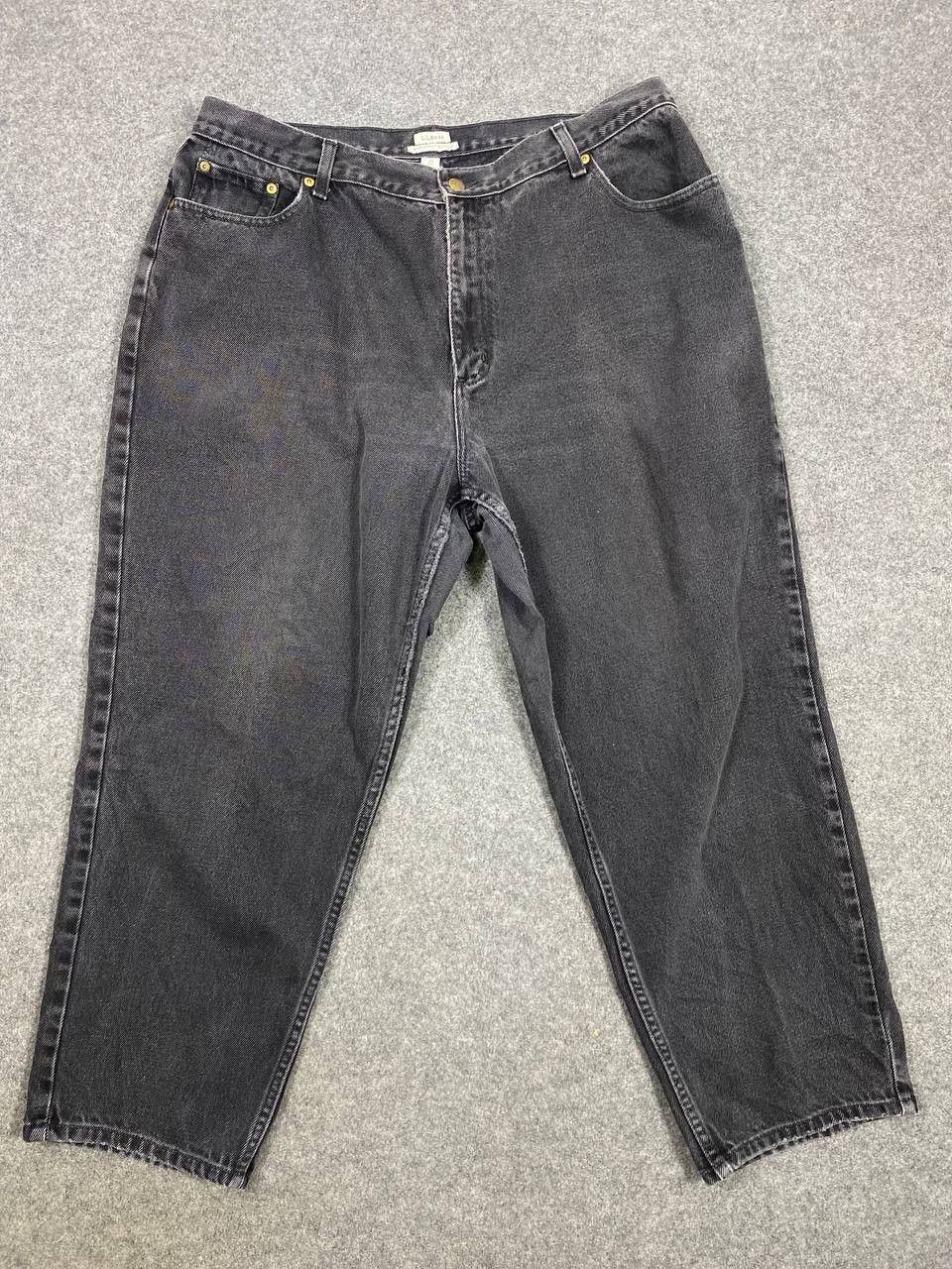 L.L. Bean vintage 90s LL bean baggy denim nice design Size US 38 / EU 54 - 4 Thumbnail