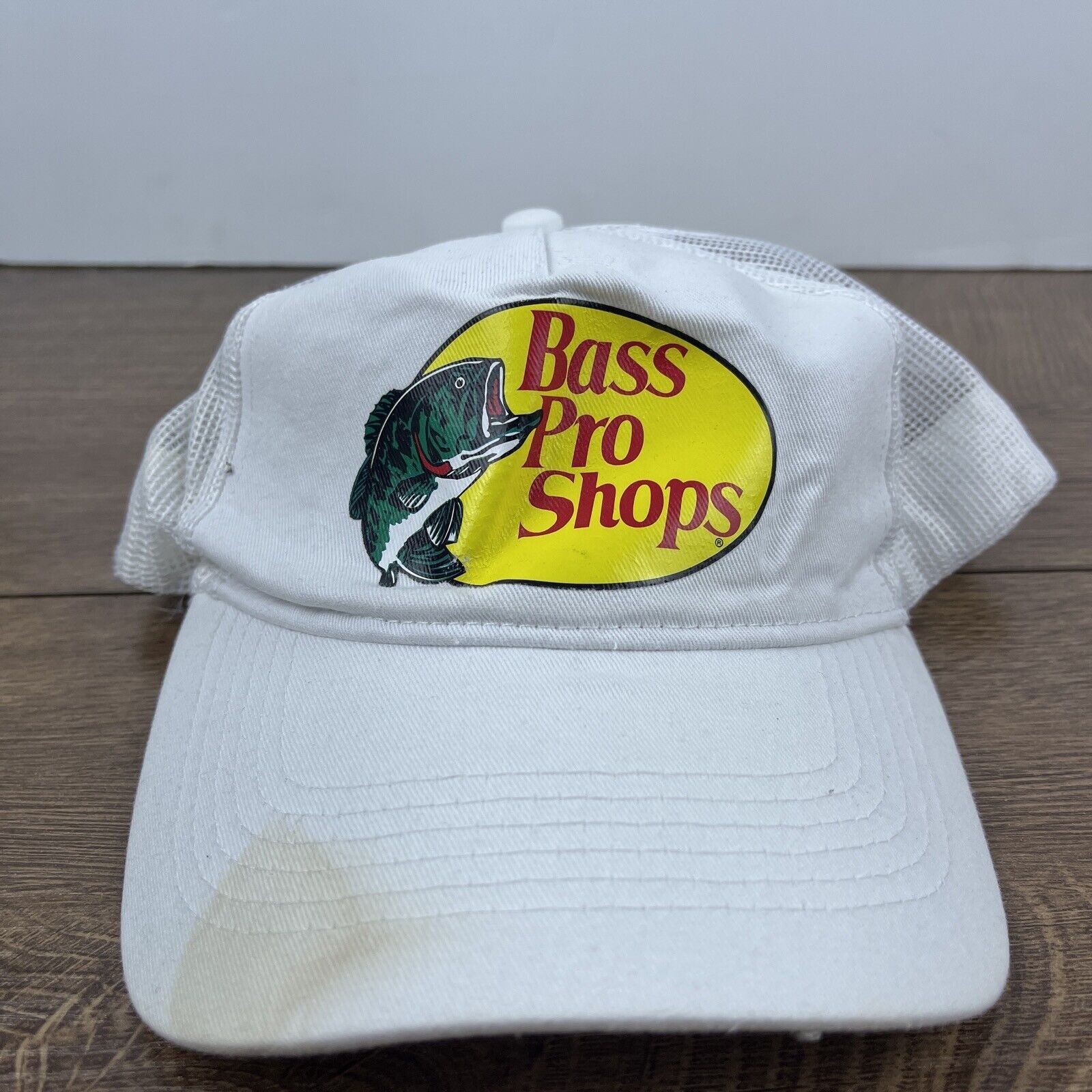 Other Bass Pro Snapback Hat White Hat Adjustable Adult Size Hat Wh Size ONE SIZE - 3 Thumbnail