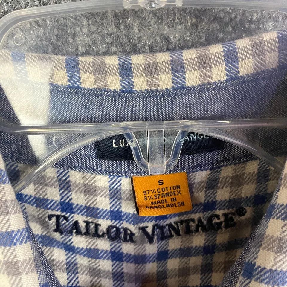 Other Tailor Vintage Flannel Shirt Men's Small Button Up Cotton Size US S / EU 44-46 / 1 - 3 Thumbnail