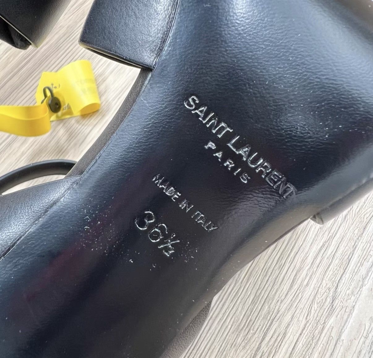Saint Laurent Paris Saint Laurent SLP Black High Heels J41 Size US 6.5 / IT 36.5 - 6 Thumbnail