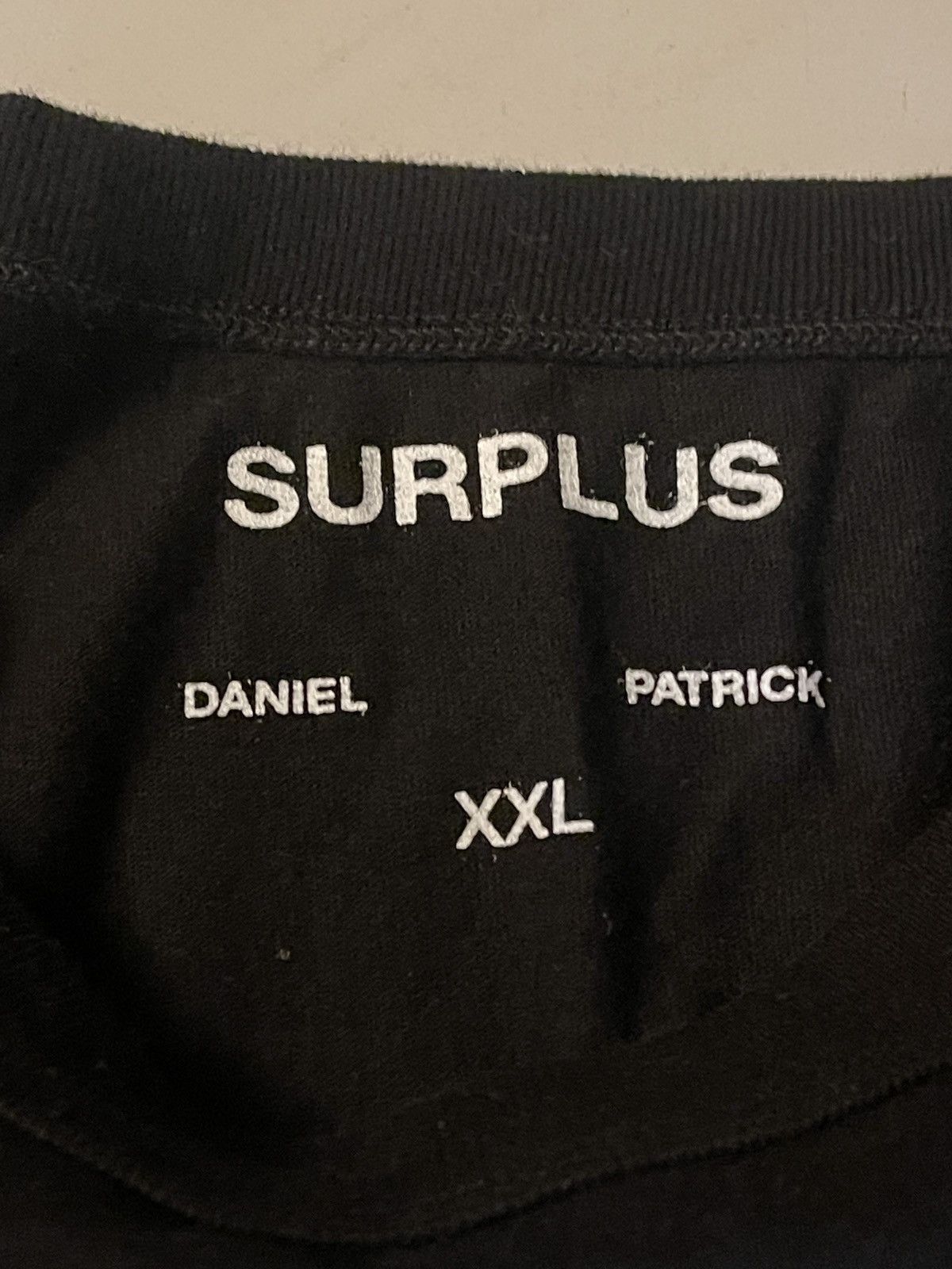 Daniel Patrick Daniel Patrick Surplus Size XXL Oversized T-Shirt Black Size US XXL / EU 58 / 5 - 3 Thumbnail