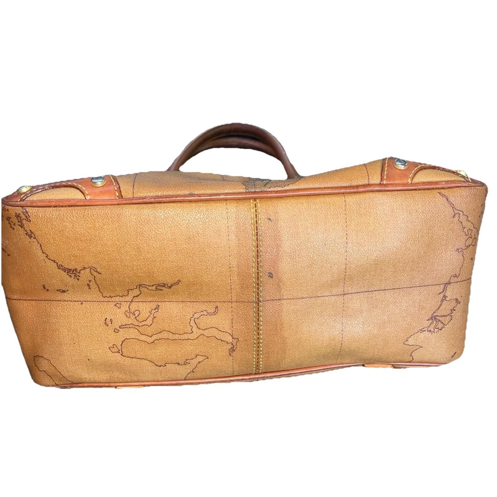 Alviero Martini ALVIERO MARTINI 1A CLASSE Geo Print Leather Handbag Bag Size ONE SIZE - 7 Thumbnail