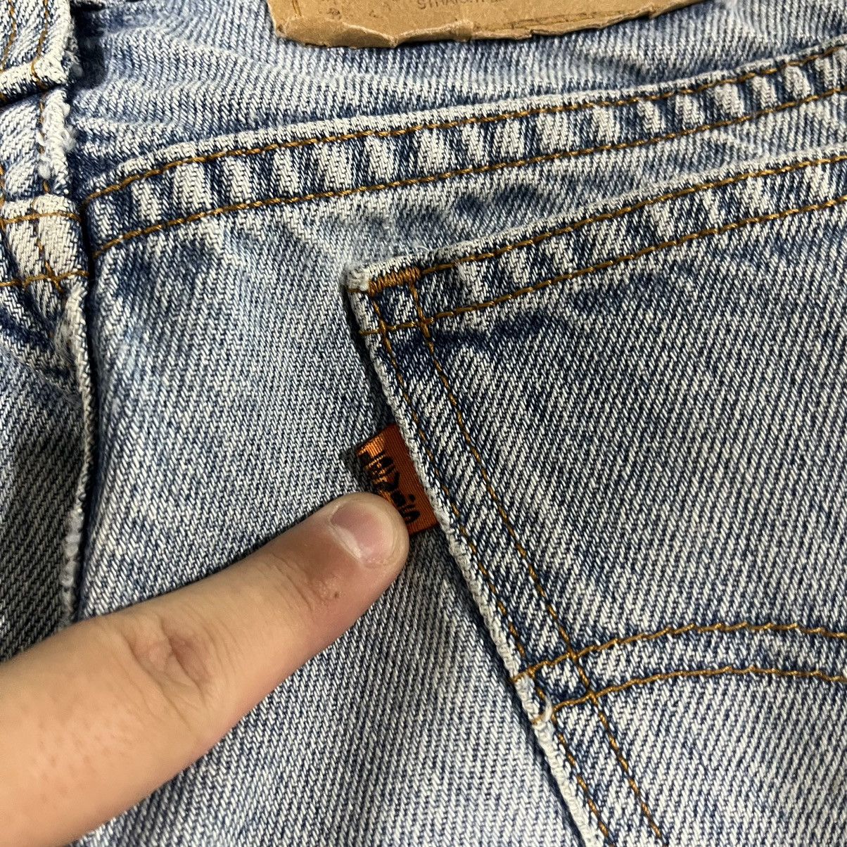 Levi's × Vintage Crazy Vintage 90s Levi's 505 Orange Tab Faded Skater Jeans Size US 36 / EU 52 - 4 Thumbnail