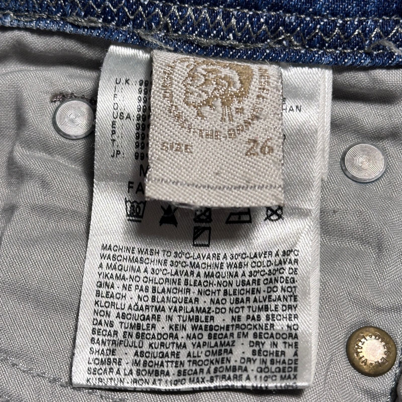 Diesel Lowky Slim Blue Denim Size US 26 / EU 42 - 9 Thumbnail